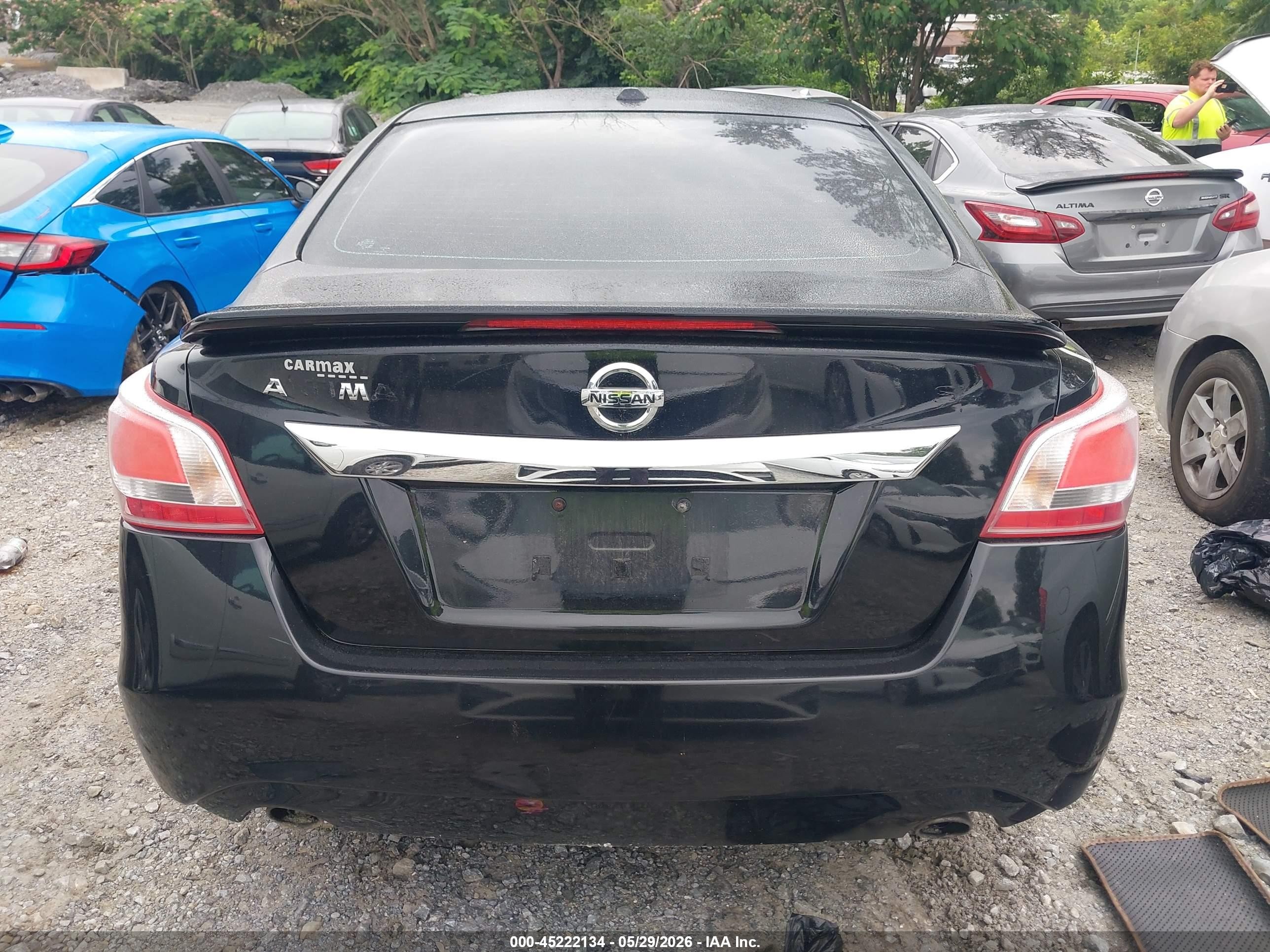 2013 Nissan Altima 2.5 Sl Black vin: 1N4AL3APXDN580784