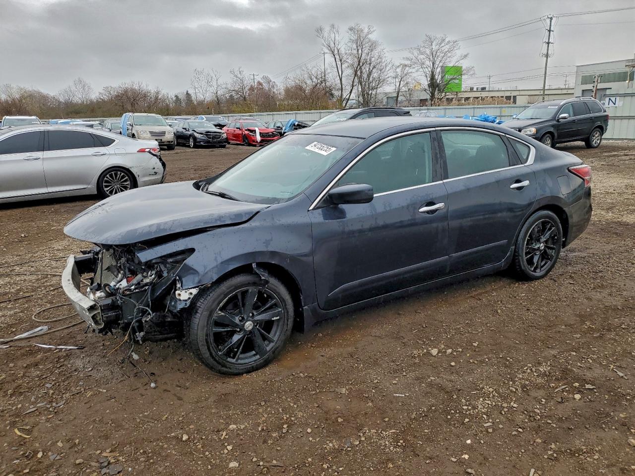 2014 Nissan Altima 2.5 Синий vin: 1N4AL3APXEC104838