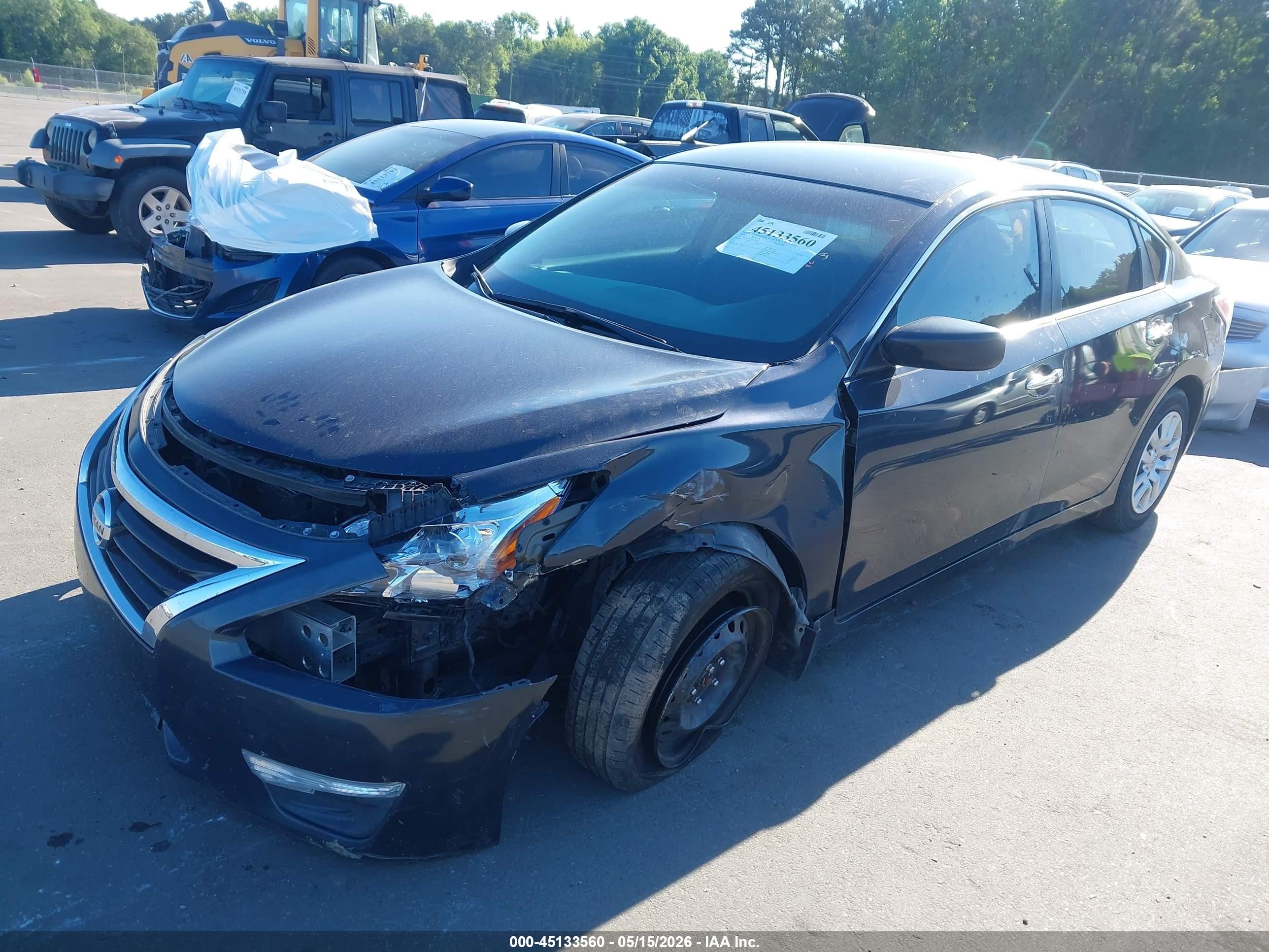 2014 Nissan Altima 2.5 S Black vin: 1N4AL3APXEC106461