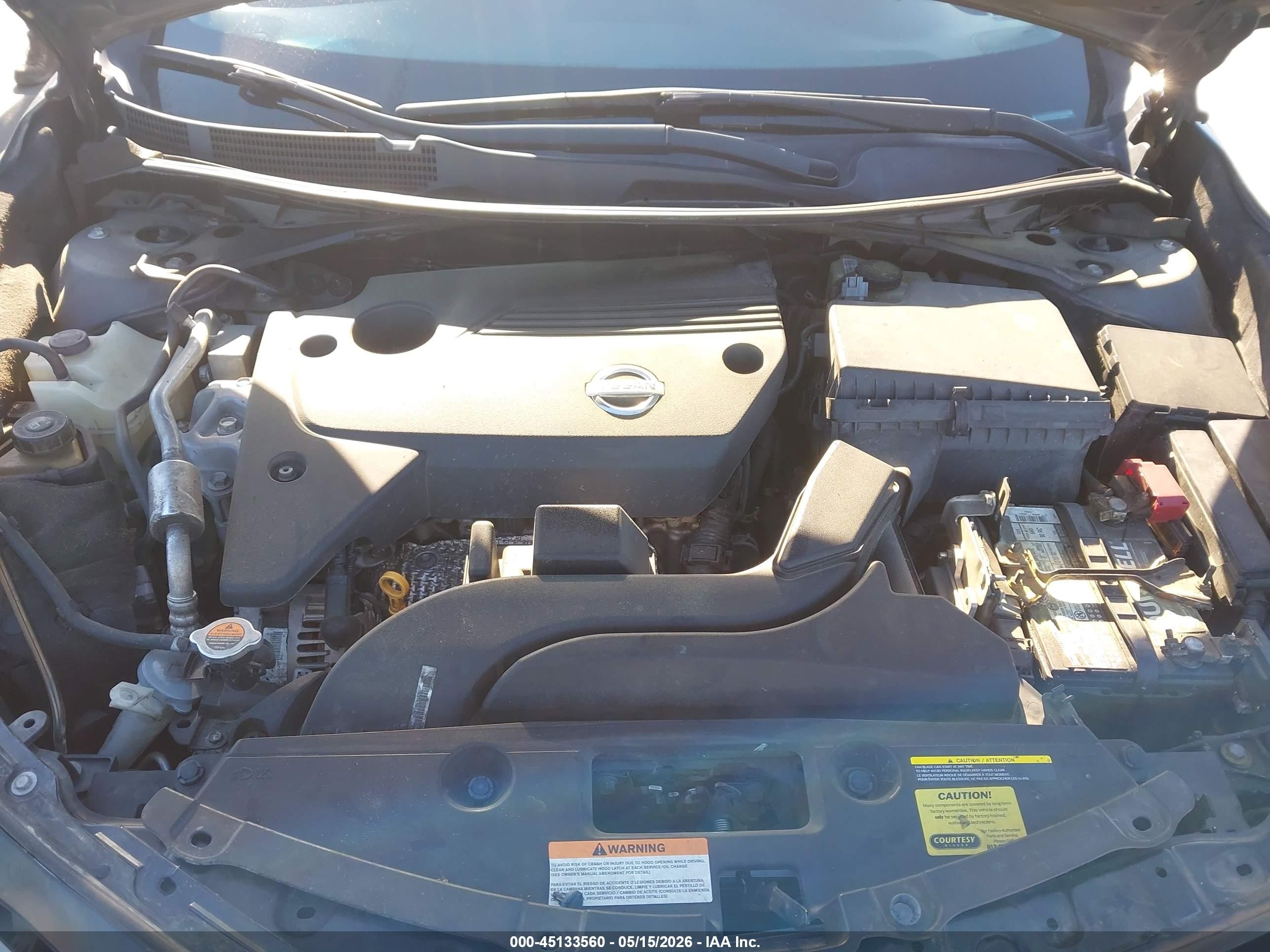 2014 Nissan Altima 2.5 S Black vin: 1N4AL3APXEC106461