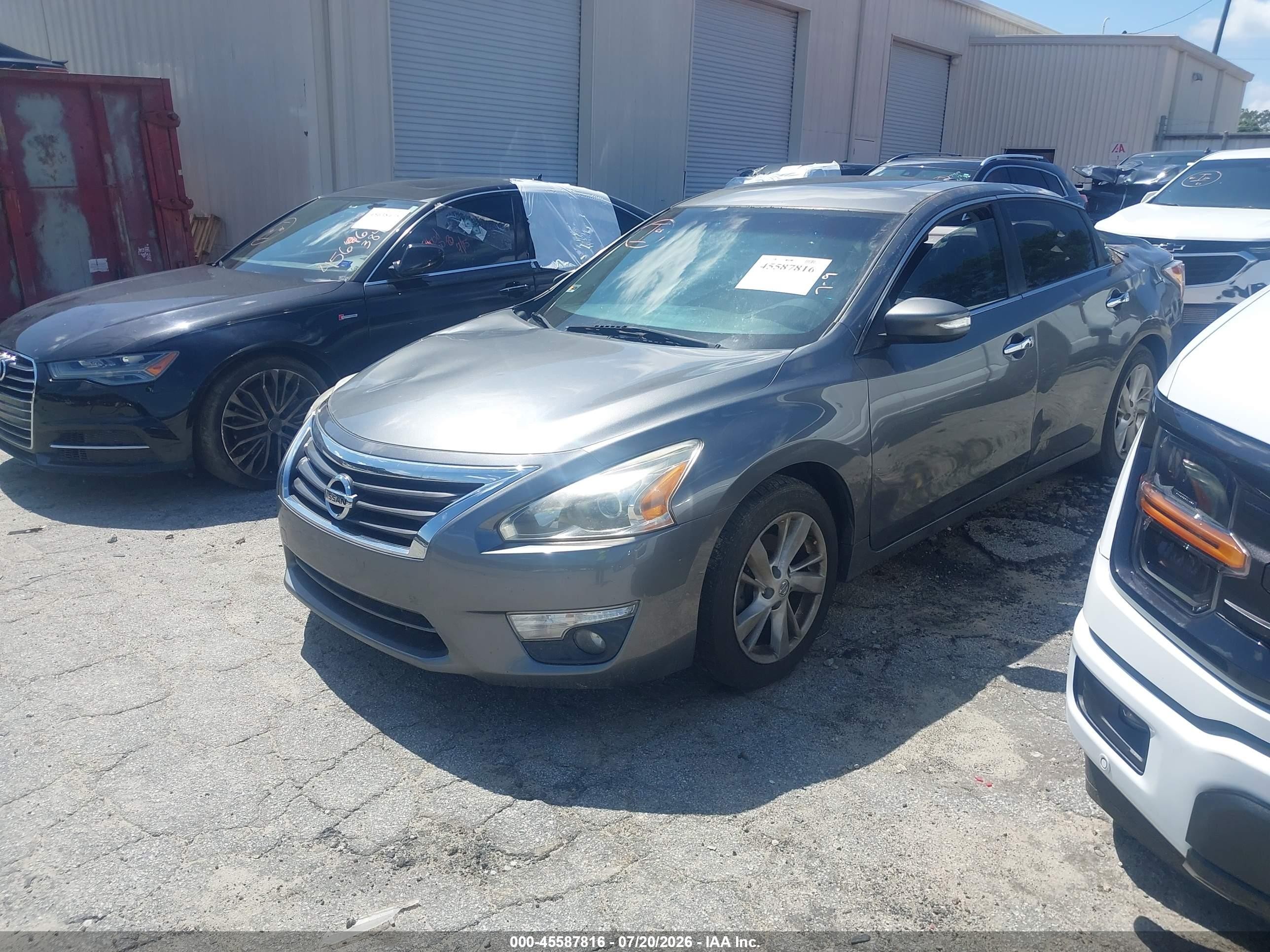 2014 Nissan Altima 2.5 Sl Gray vin: 1N4AL3APXEC113961