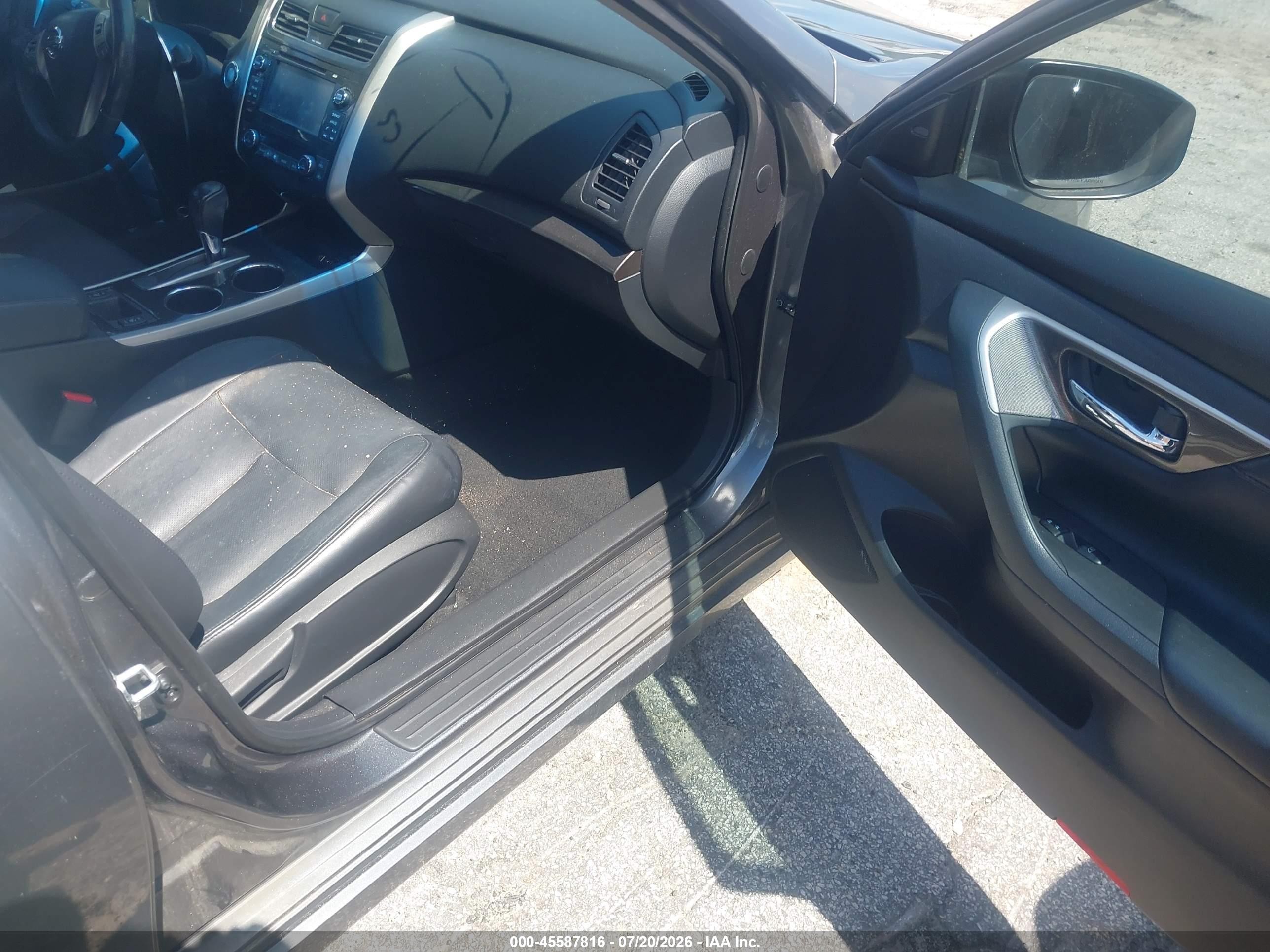 2014 Nissan Altima 2.5 Sl Gray vin: 1N4AL3APXEC113961