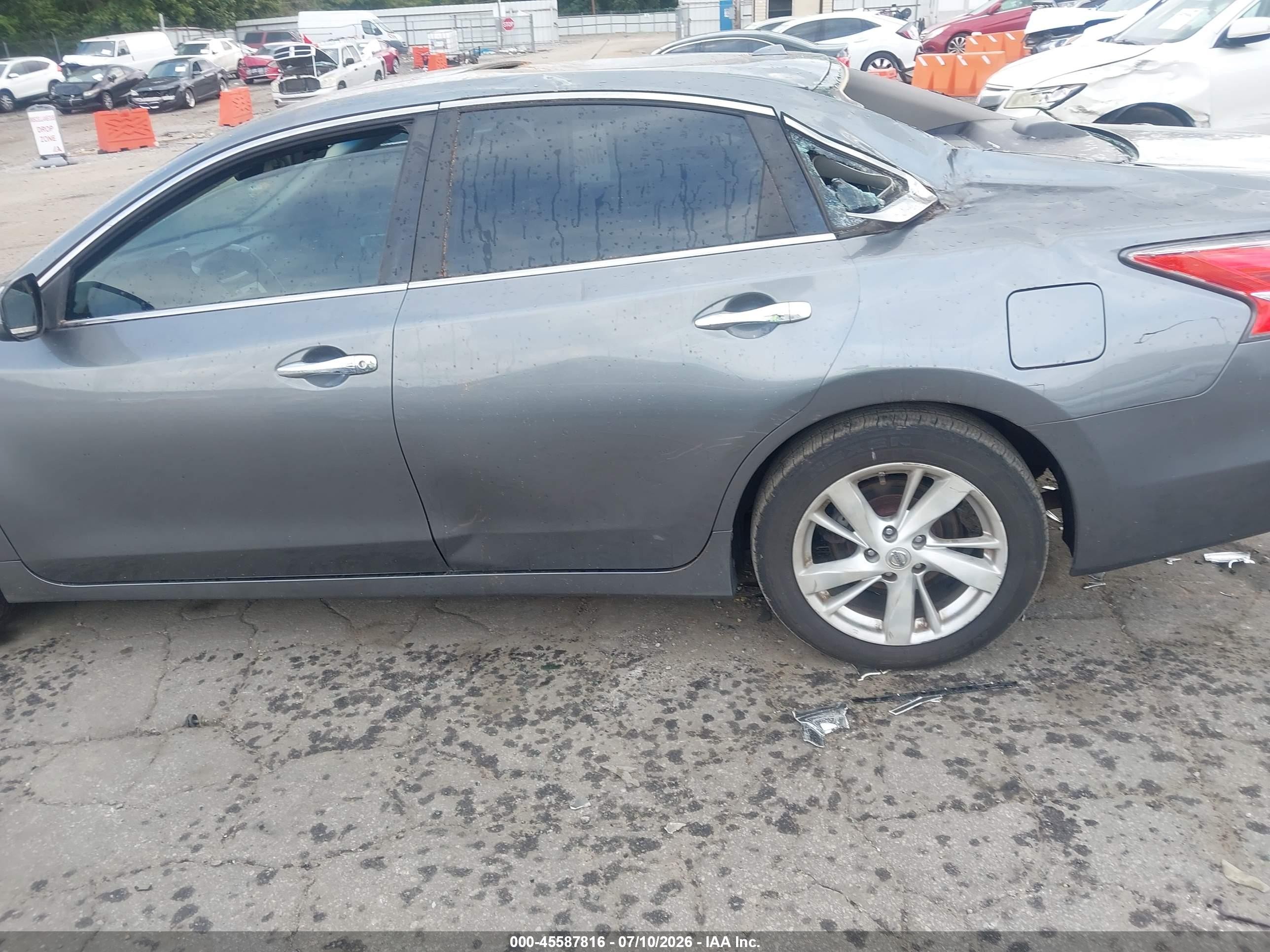 2014 Nissan Altima 2.5 Sl Gray vin: 1N4AL3APXEC113961