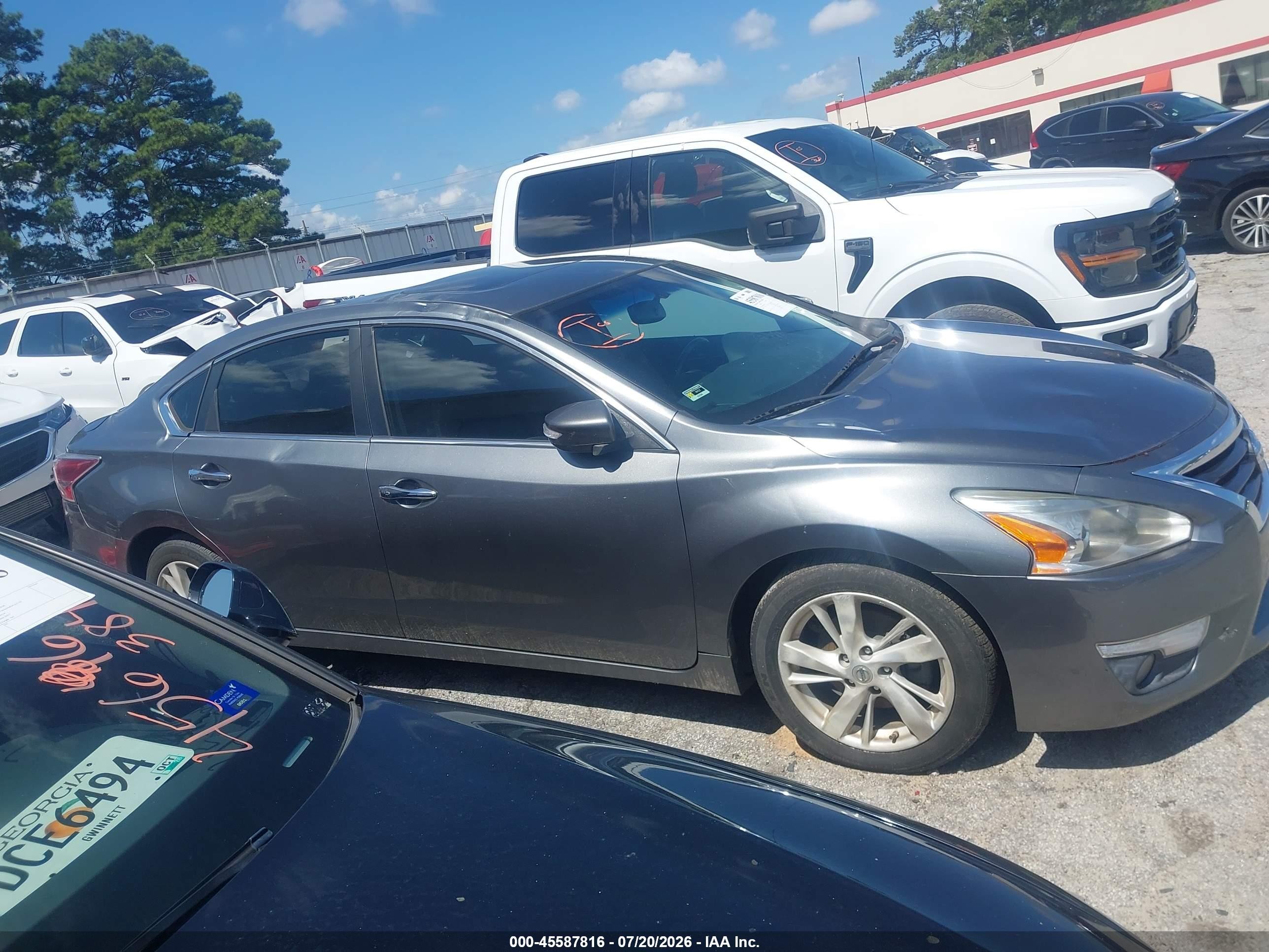 2014 Nissan Altima 2.5 Sl Gray vin: 1N4AL3APXEC113961