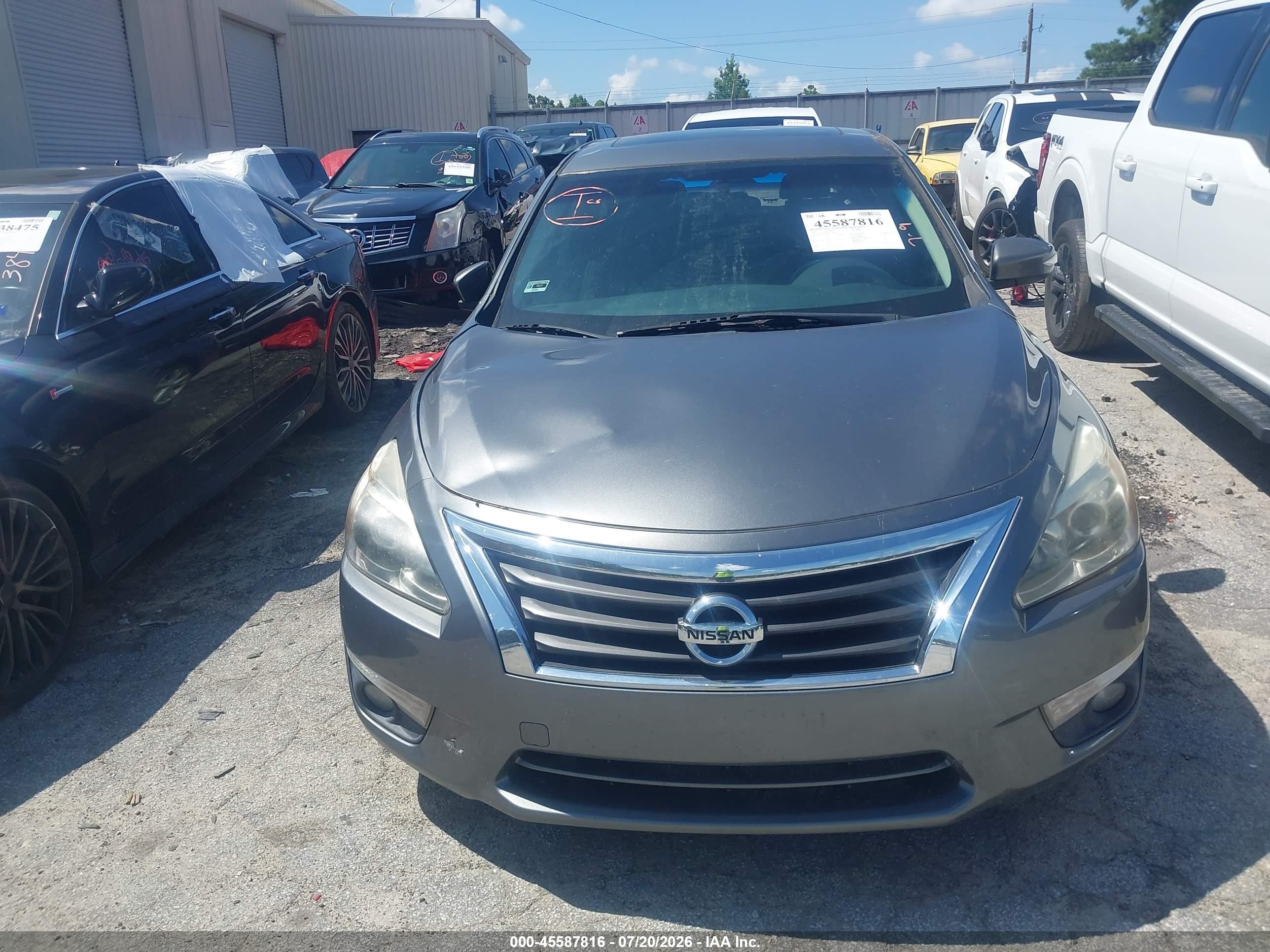 2014 Nissan Altima 2.5 Sl Gray vin: 1N4AL3APXEC113961