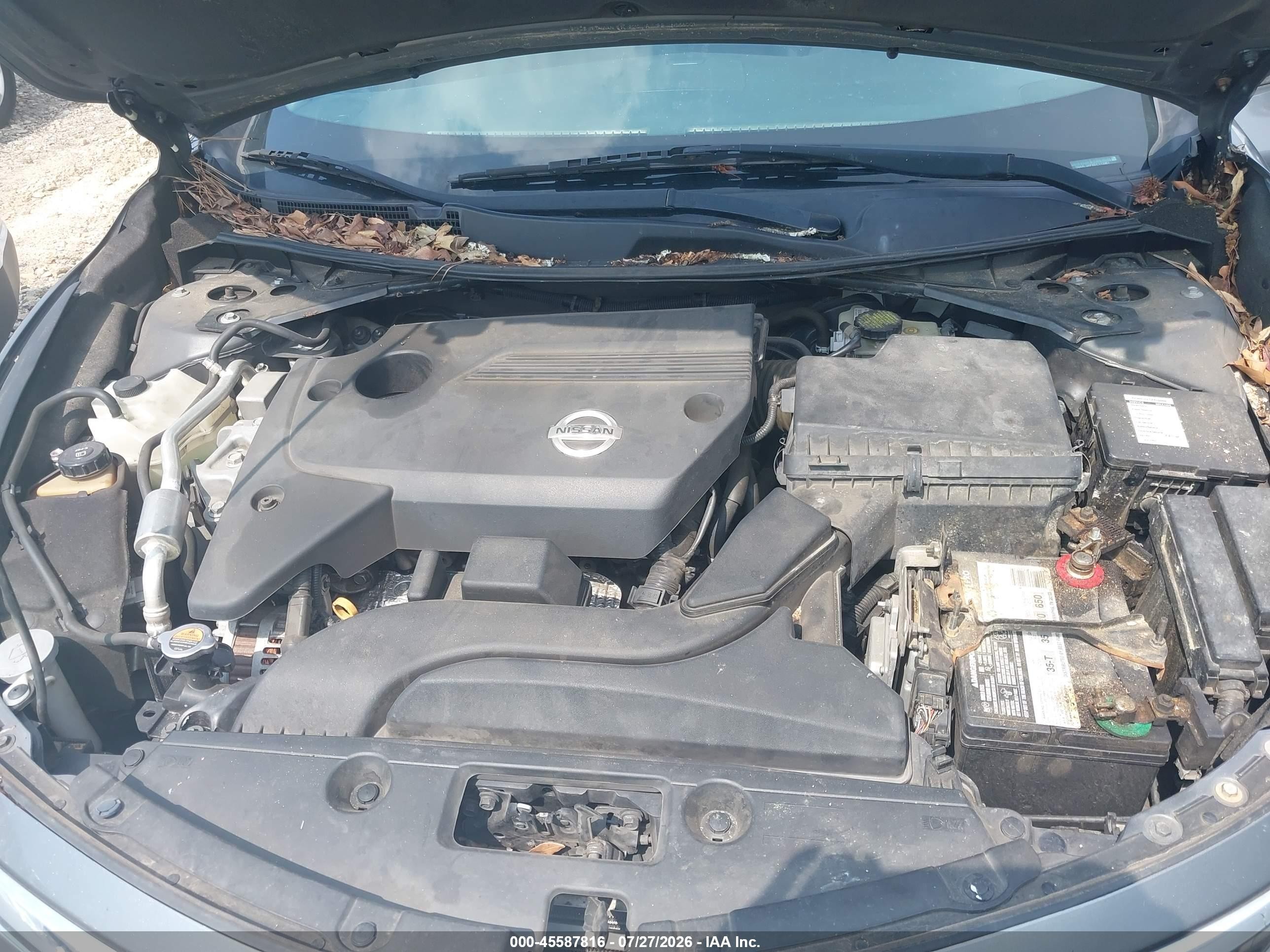 2014 Nissan Altima 2.5 Sl Gray vin: 1N4AL3APXEC113961