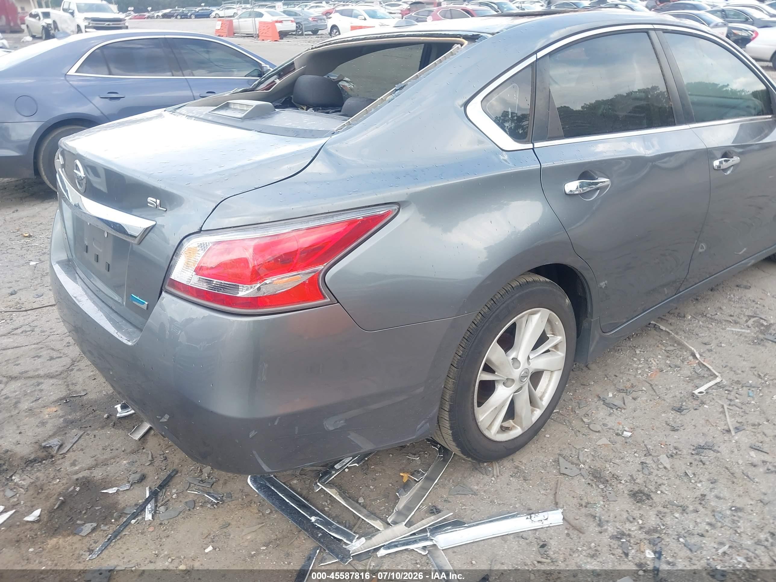 2014 Nissan Altima 2.5 Sl Gray vin: 1N4AL3APXEC113961