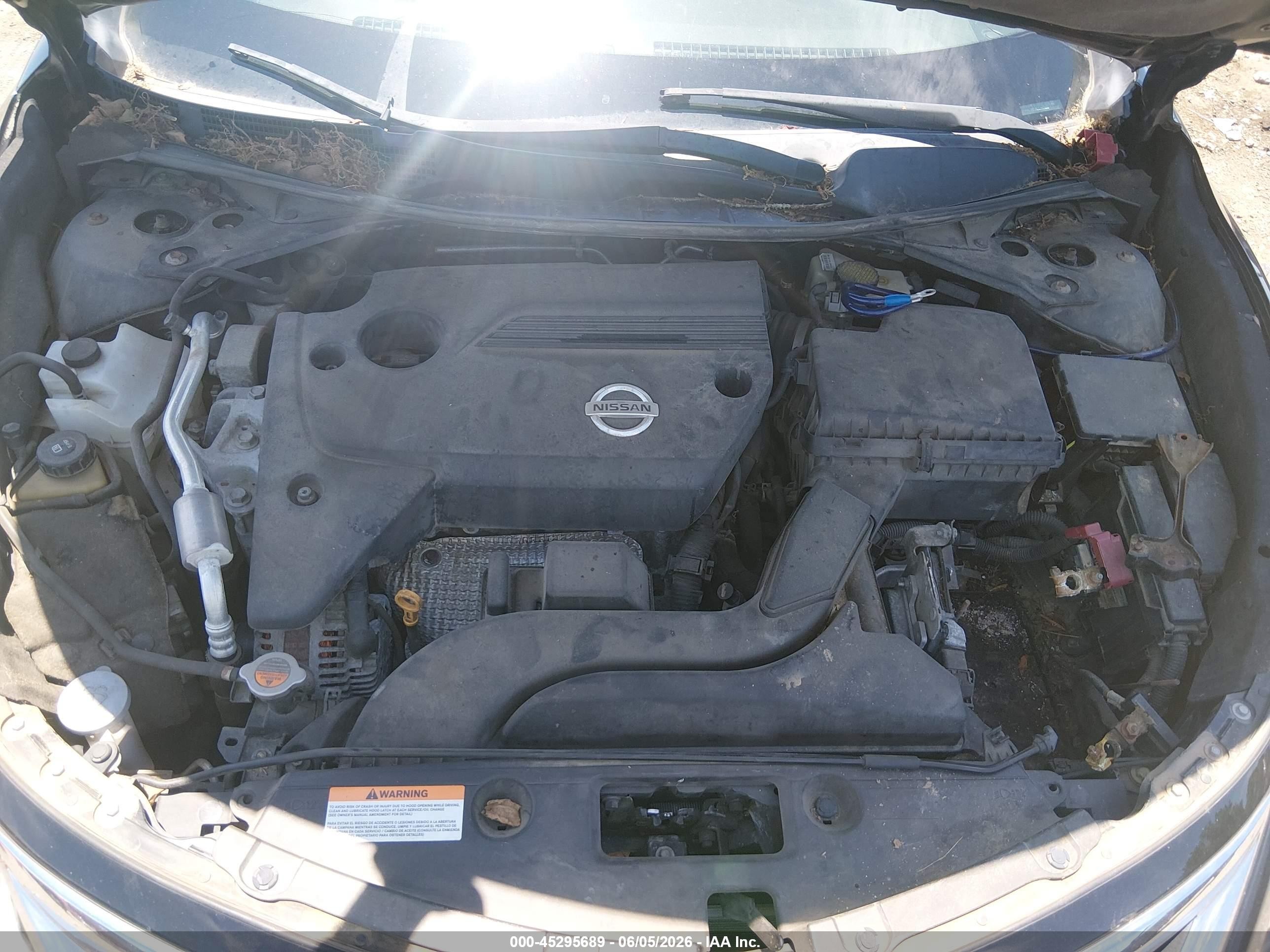 2014 Nissan Altima 2.5 S Black vin: 1N4AL3APXEC117900