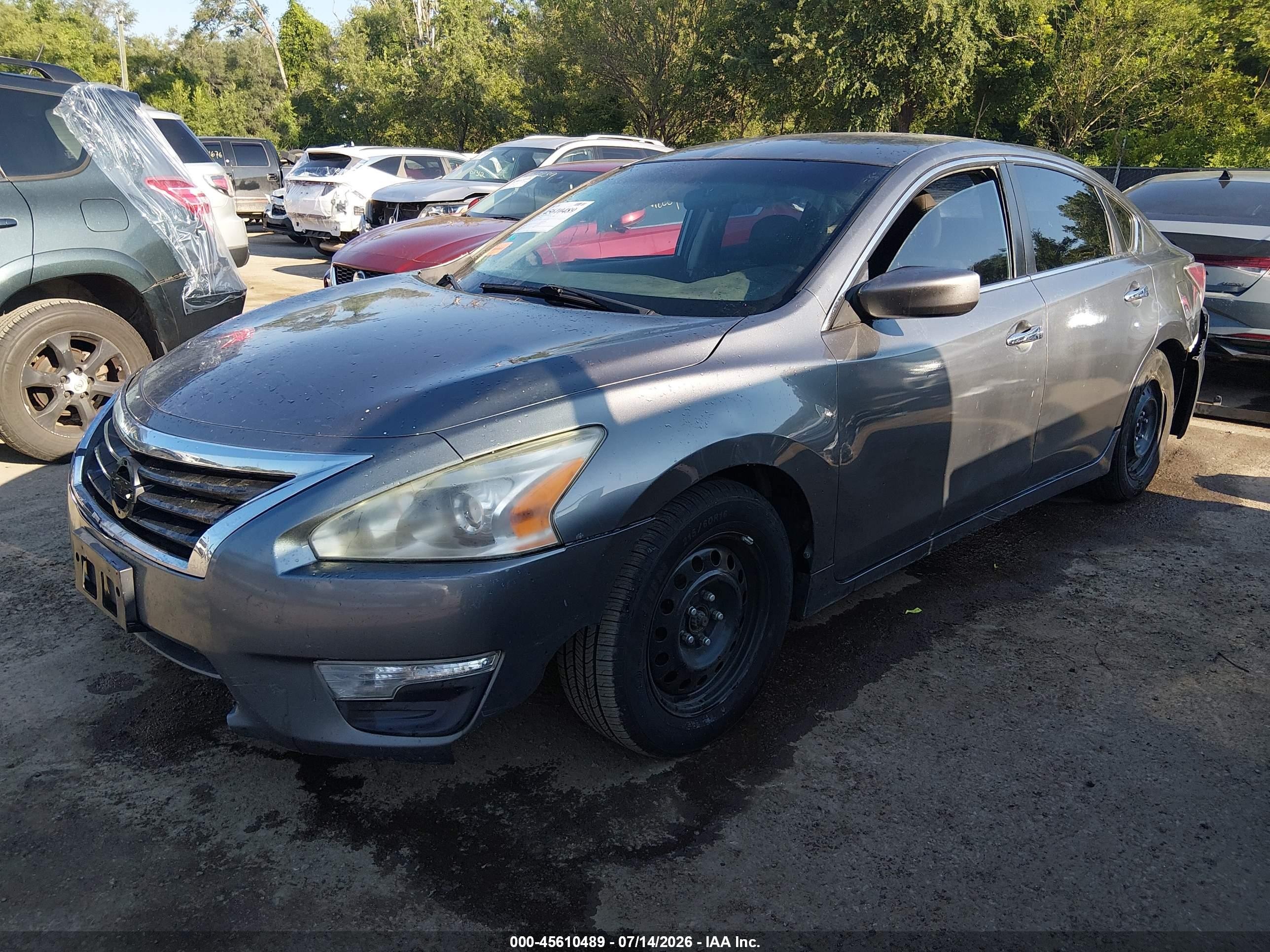 2014 Nissan Altima 2.5 S Gray vin: 1N4AL3APXEC129237