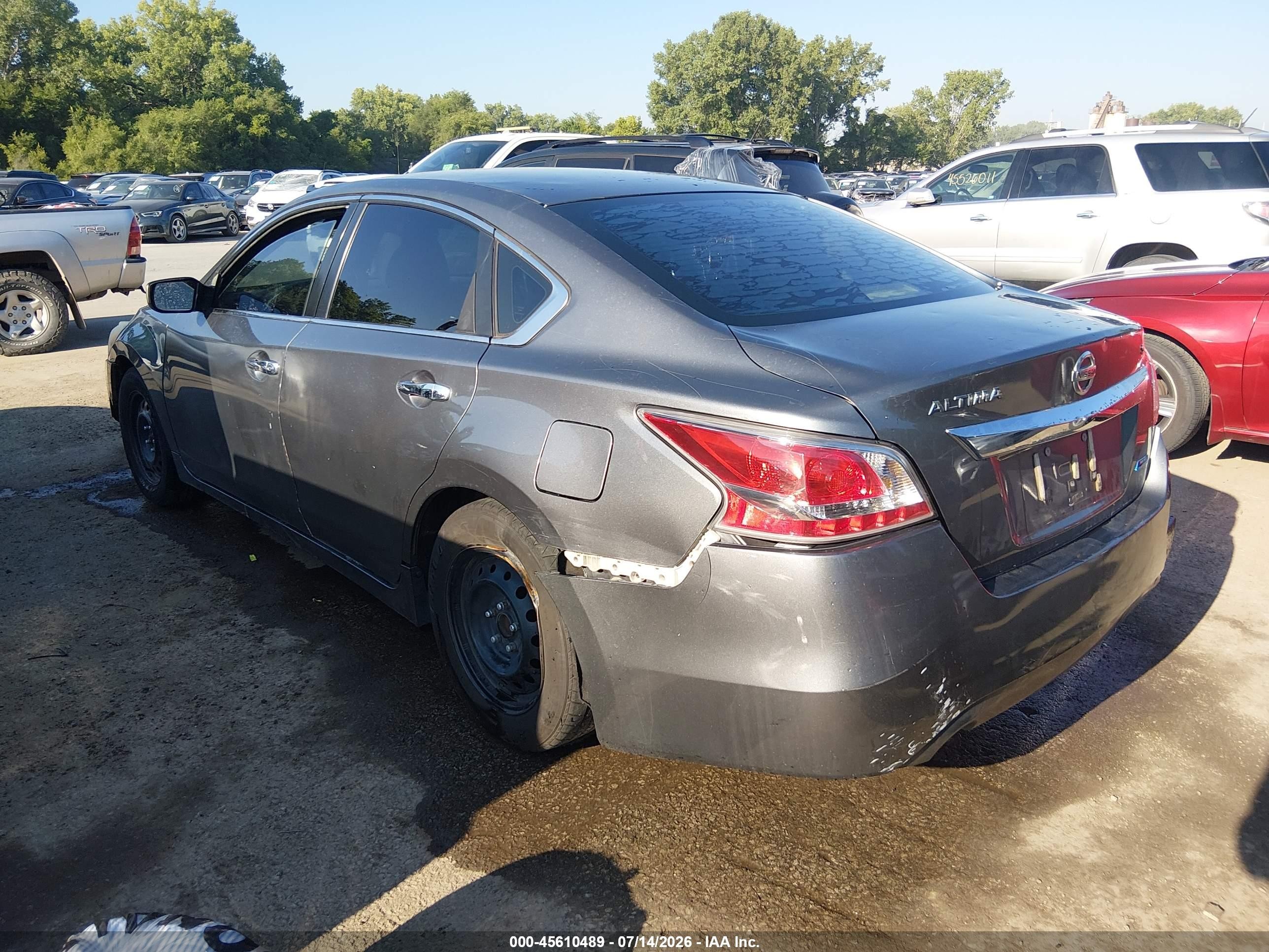 2014 Nissan Altima 2.5 S Gray vin: 1N4AL3APXEC129237