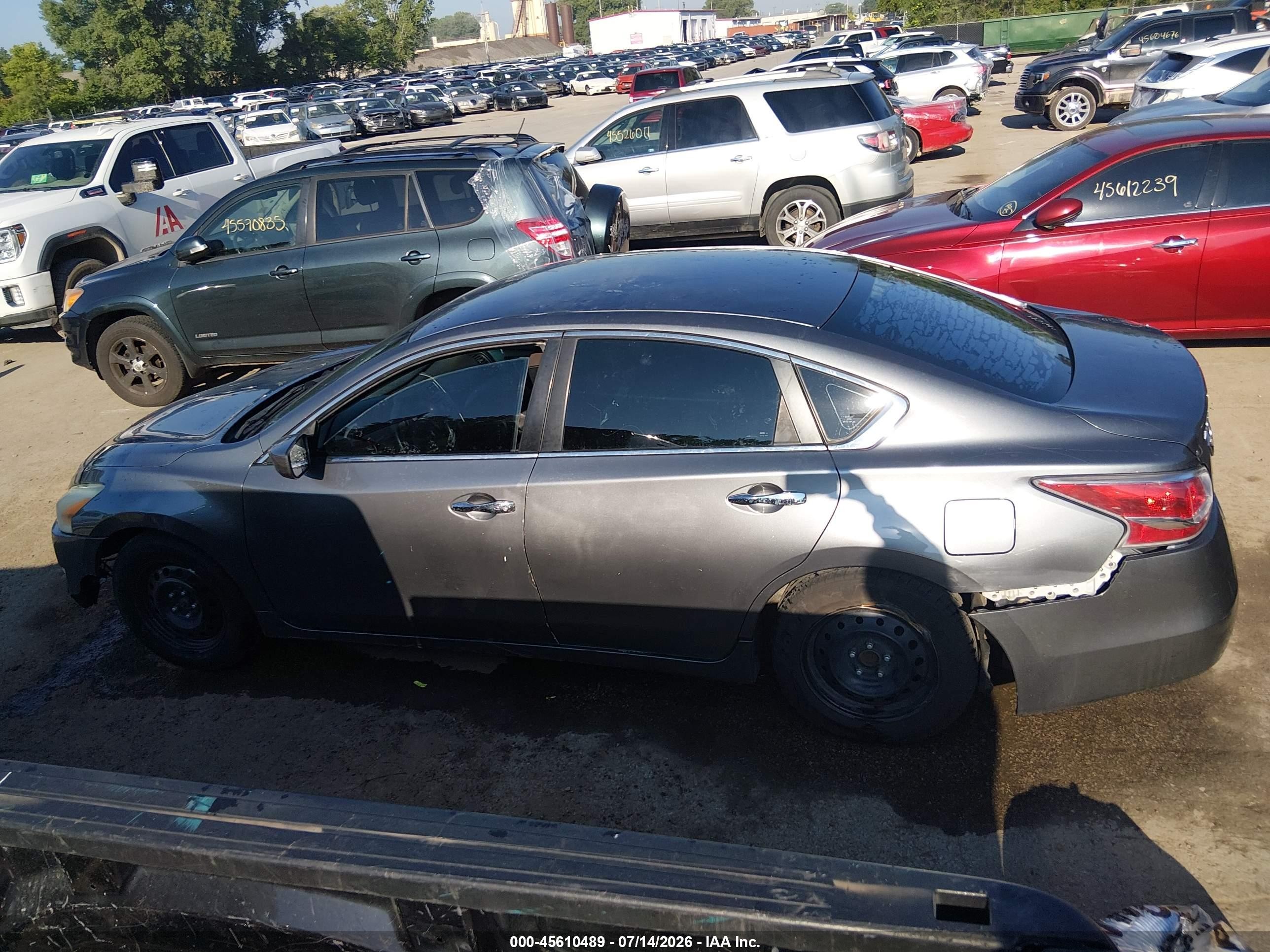 2014 Nissan Altima 2.5 S Gray vin: 1N4AL3APXEC129237