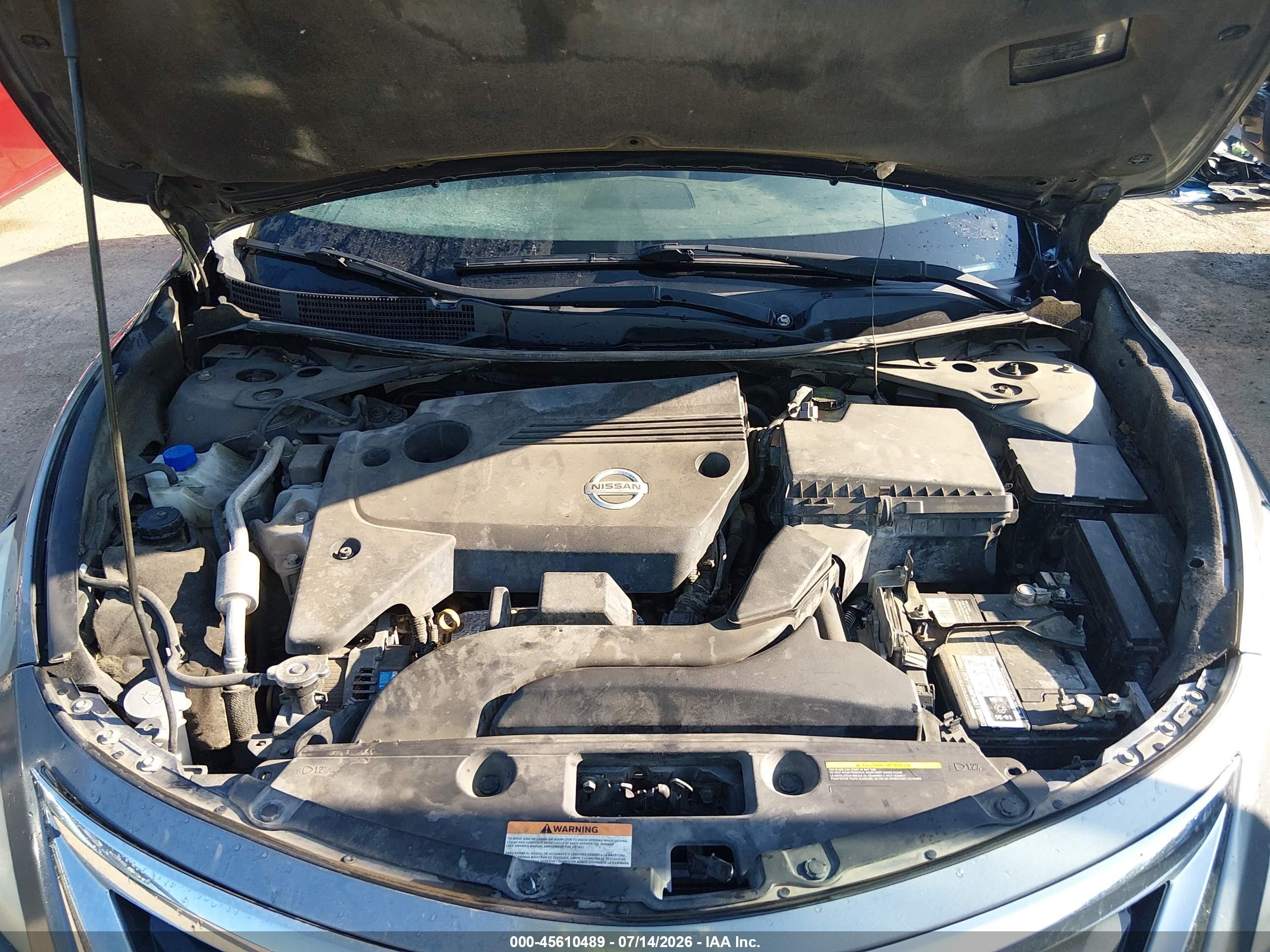 2014 Nissan Altima 2.5 S Gray vin: 1N4AL3APXEC129237