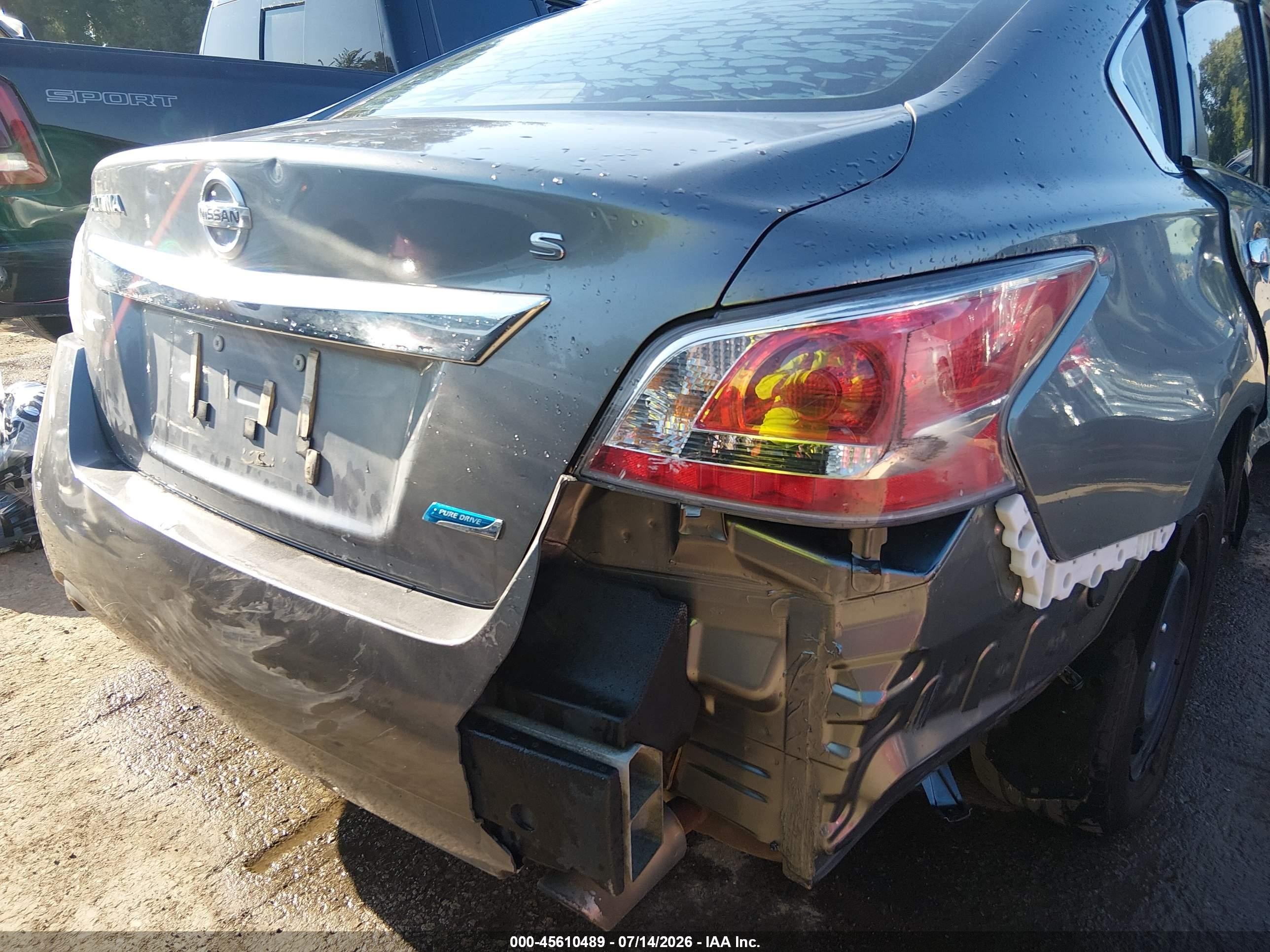 2014 Nissan Altima 2.5 S Gray vin: 1N4AL3APXEC129237