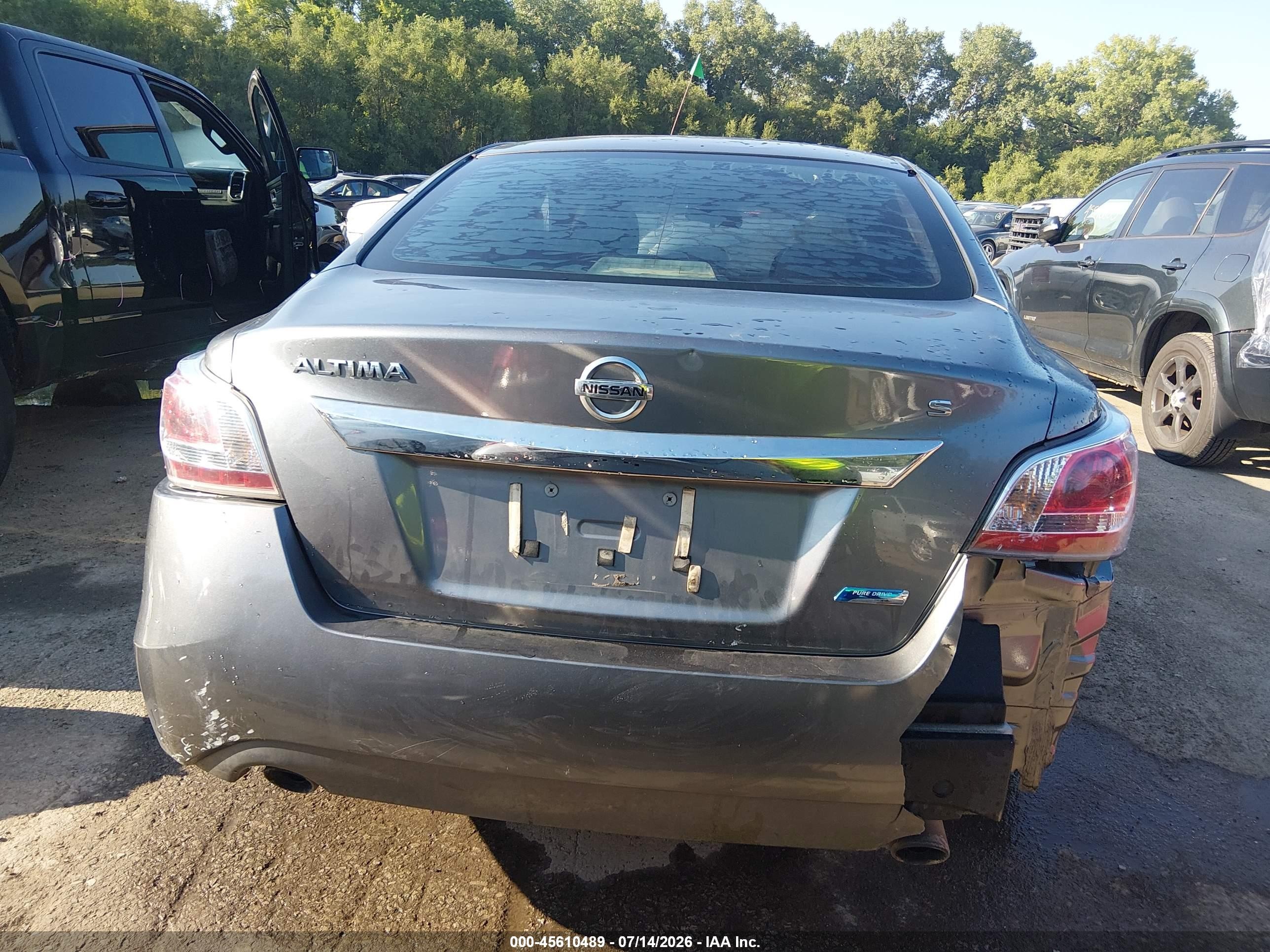 2014 Nissan Altima 2.5 S Gray vin: 1N4AL3APXEC129237