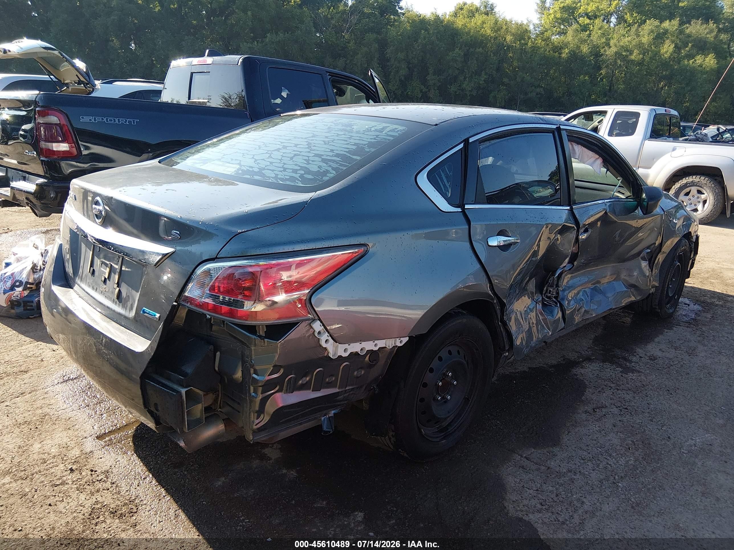 2014 Nissan Altima 2.5 S Gray vin: 1N4AL3APXEC129237