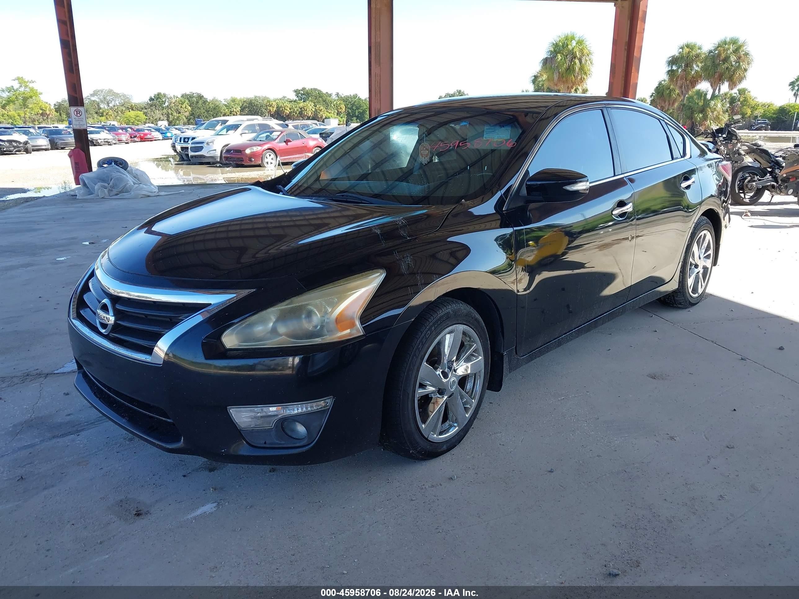 2014 Nissan Altima 2.5 Sl Черный vin: 1N4AL3APXEC132719