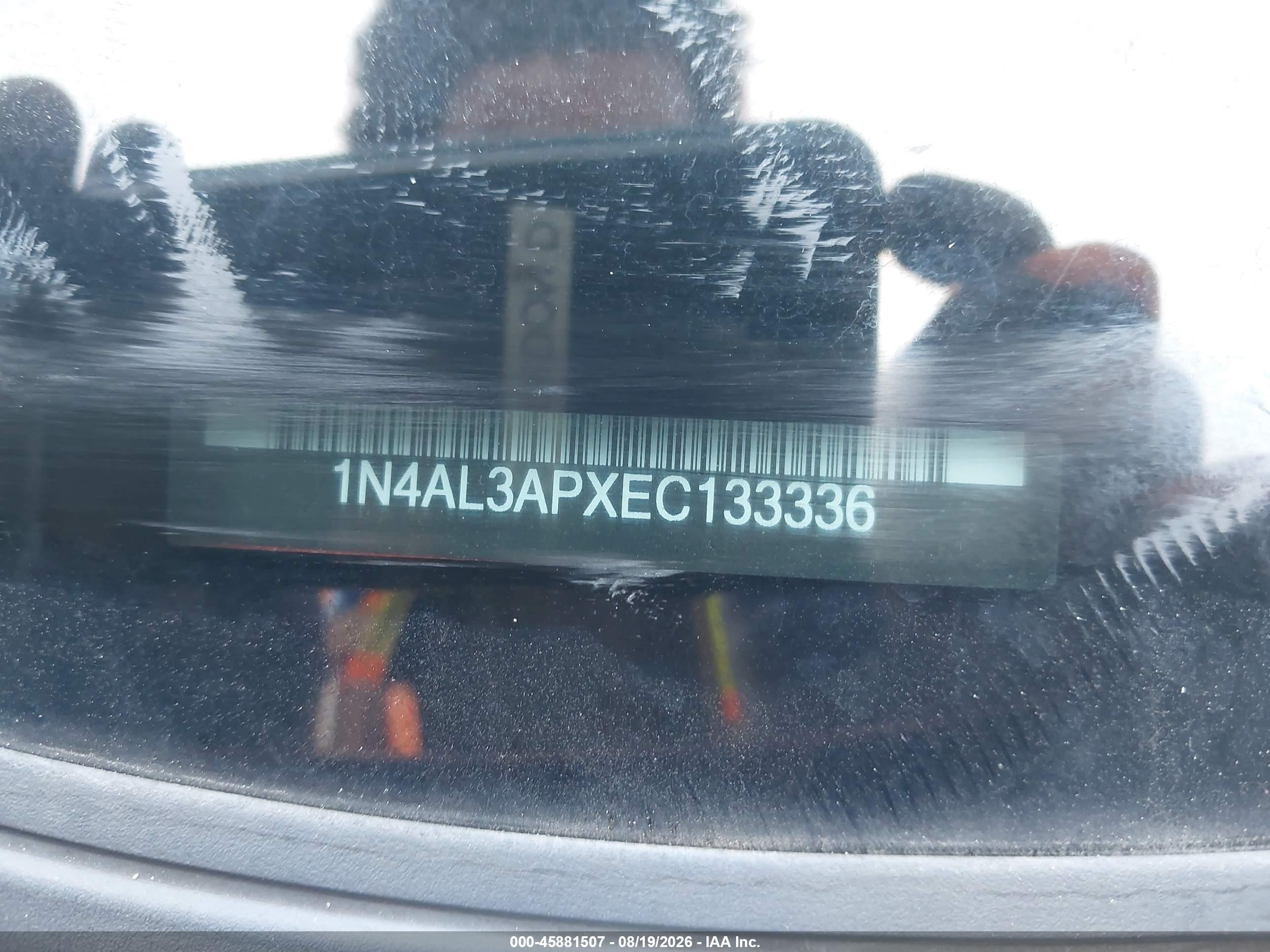 2014 Nissan Altima 2.5 S Red vin: 1N4AL3APXEC133336