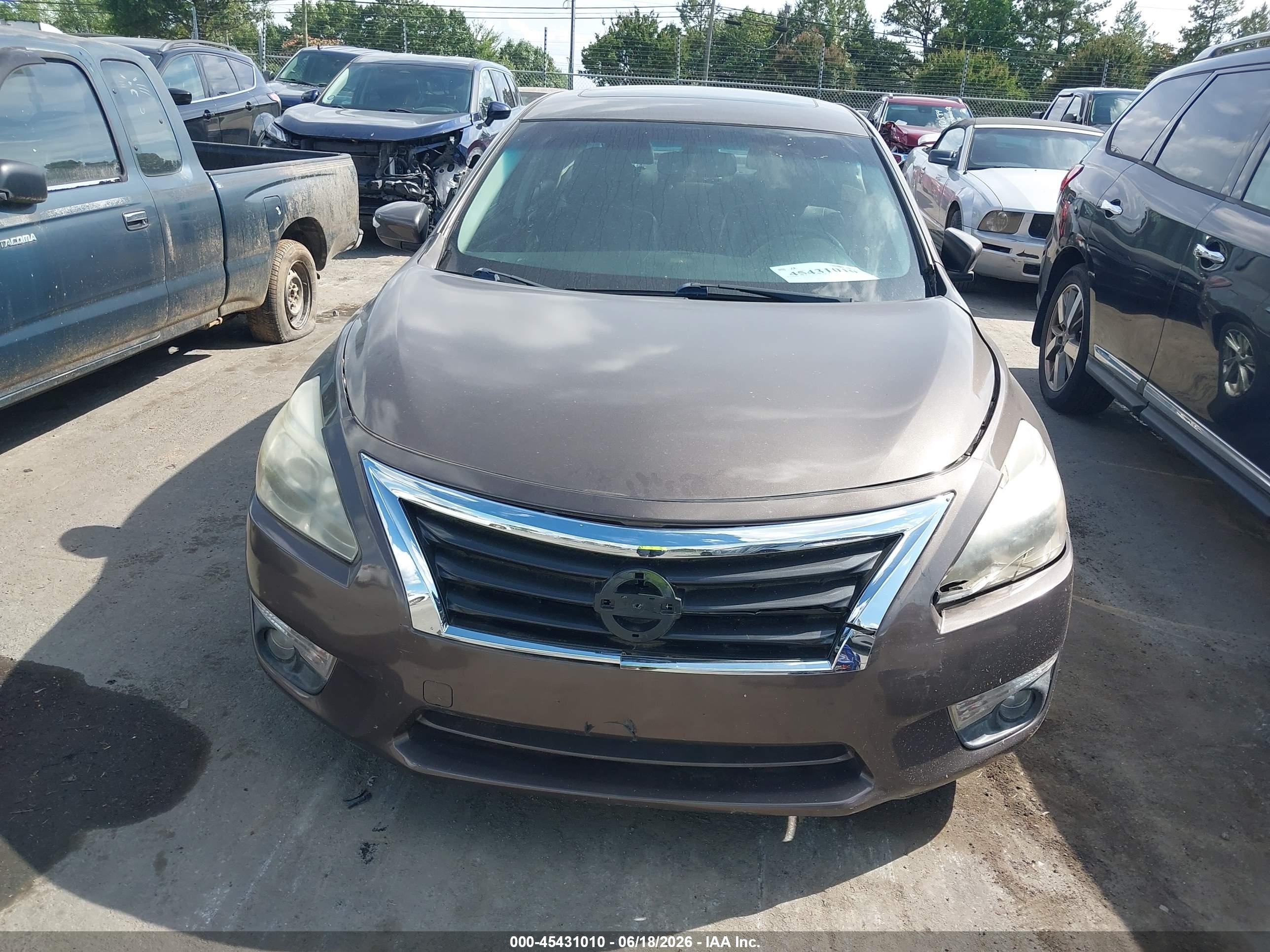 2014 Nissan Altima 2.5 Sl Brown vin: 1N4AL3APXEC134101