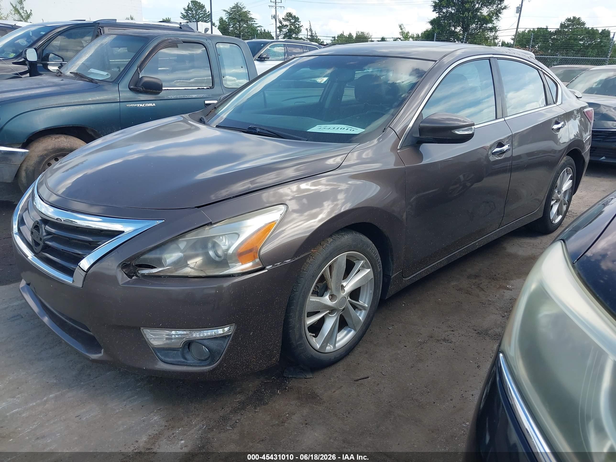 2014 Nissan Altima 2.5 Sl Brown vin: 1N4AL3APXEC134101