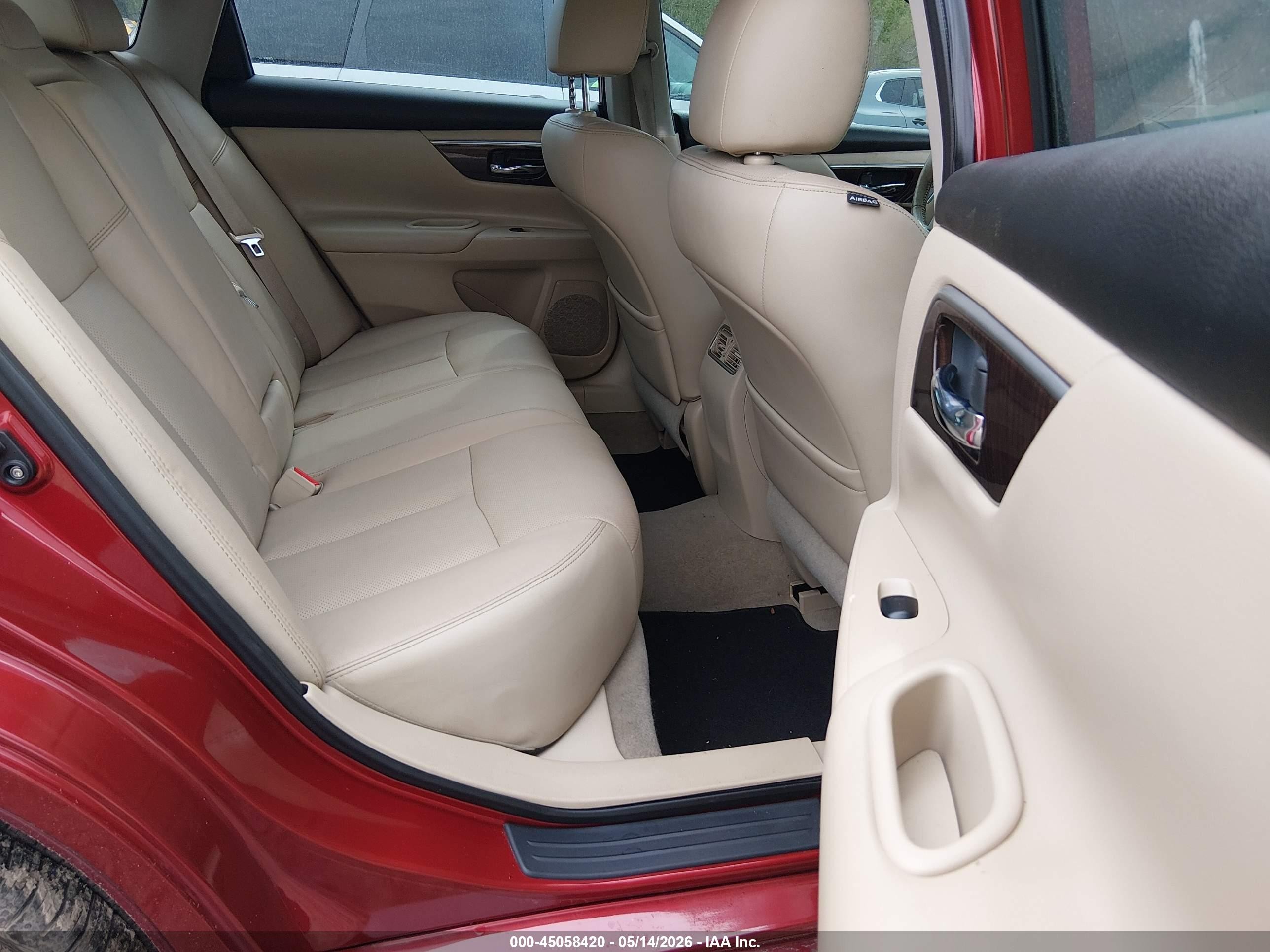 2014 Nissan Altima 2.5 Sl Burgundy vin: 1N4AL3APXEC135233
