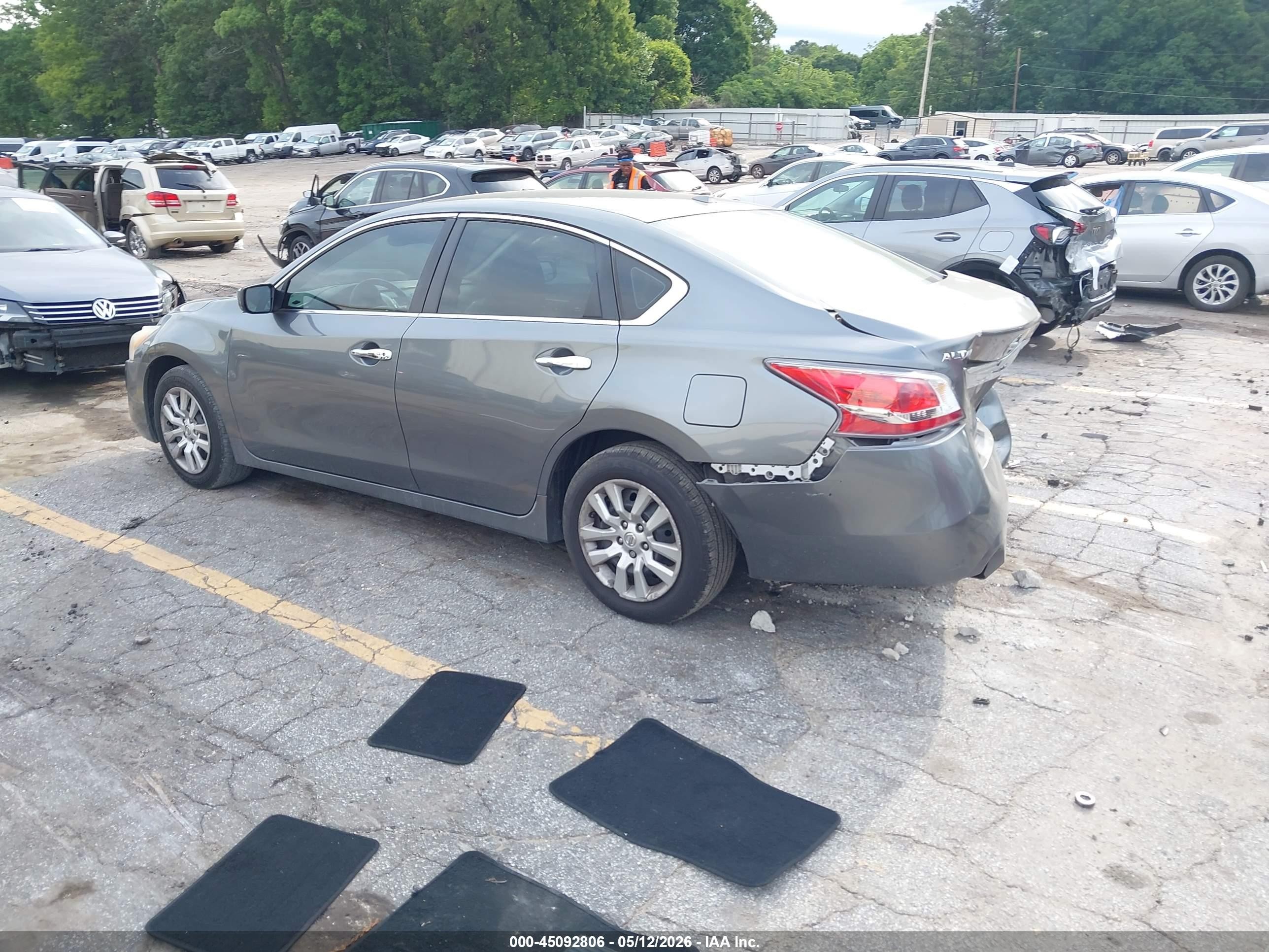 2014 Nissan Altima 2.5 S Gray vin: 1N4AL3APXEC147527
