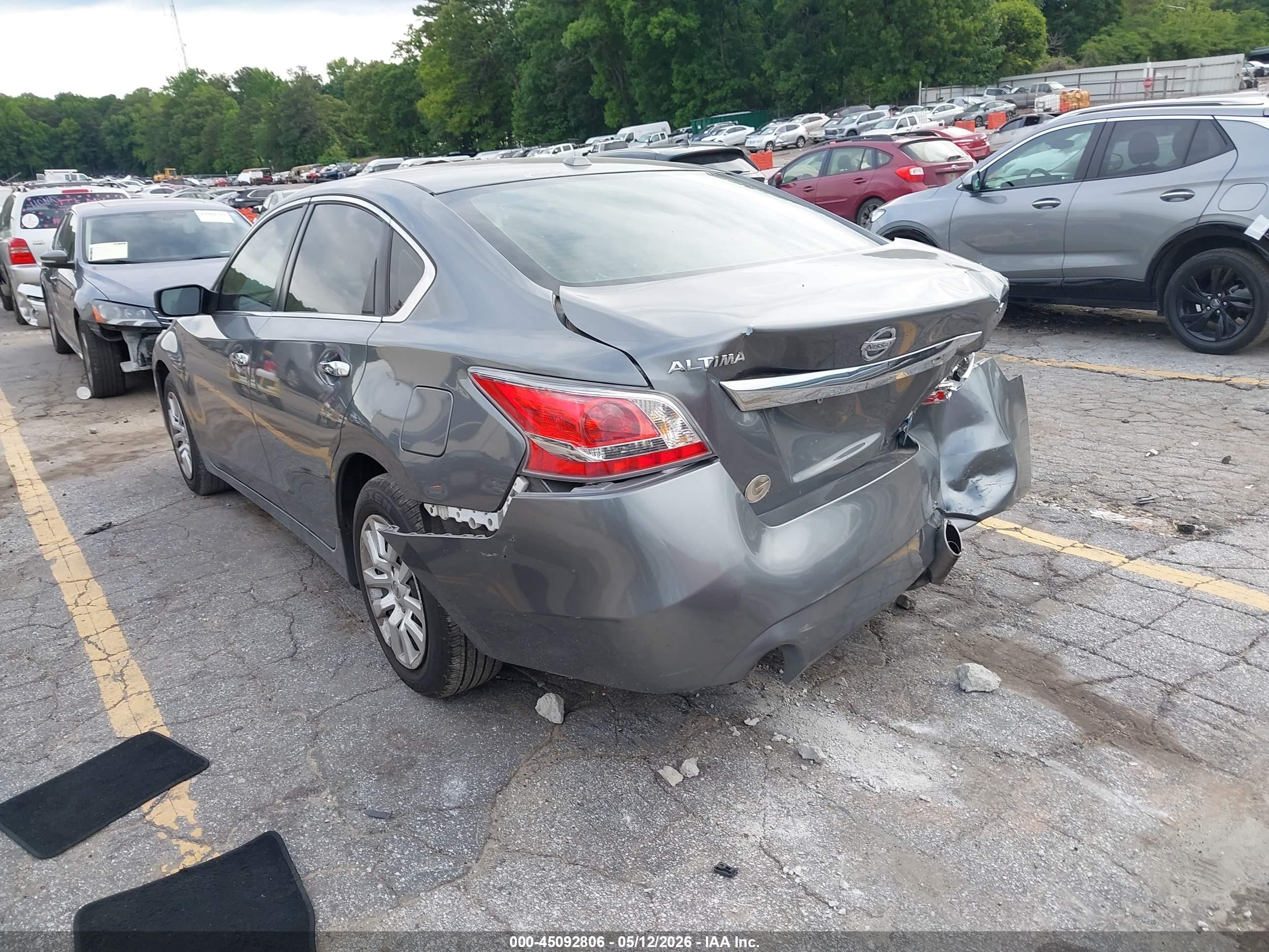 2014 Nissan Altima 2.5 S Gray vin: 1N4AL3APXEC147527