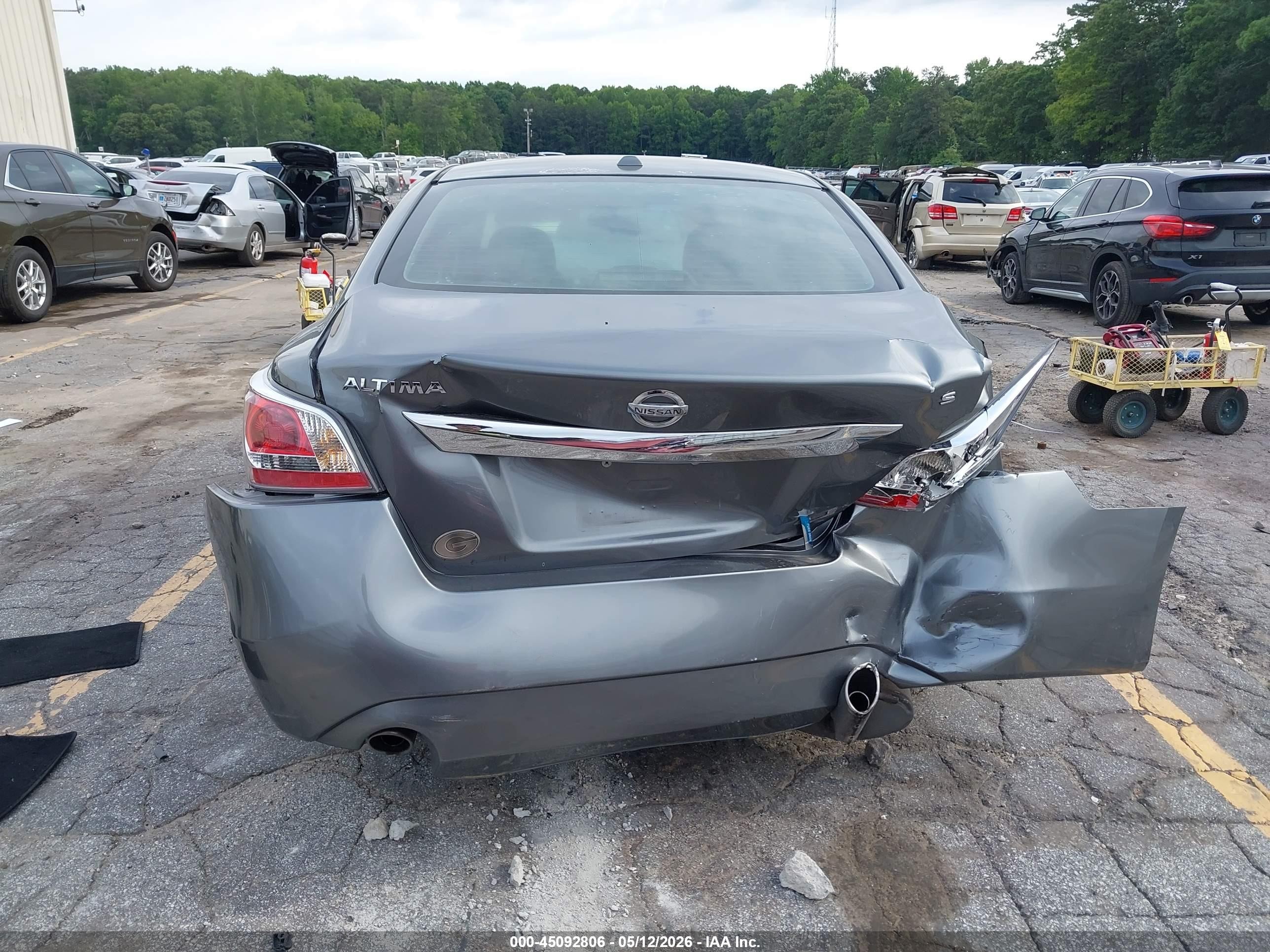2014 Nissan Altima 2.5 S Gray vin: 1N4AL3APXEC147527