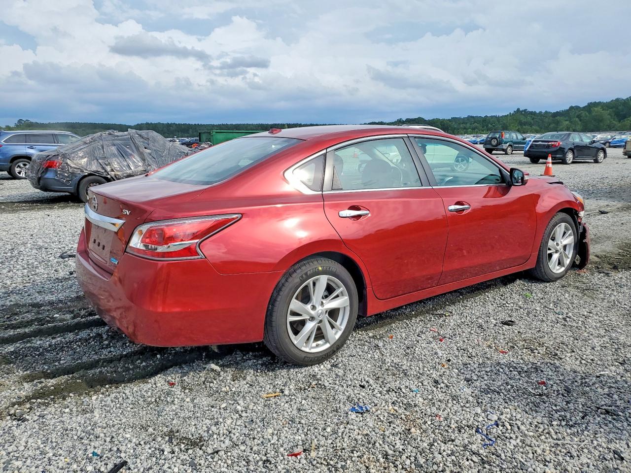 2014 Nissan Altima 2.5 Sv Red vin: 1N4AL3APXEC147804