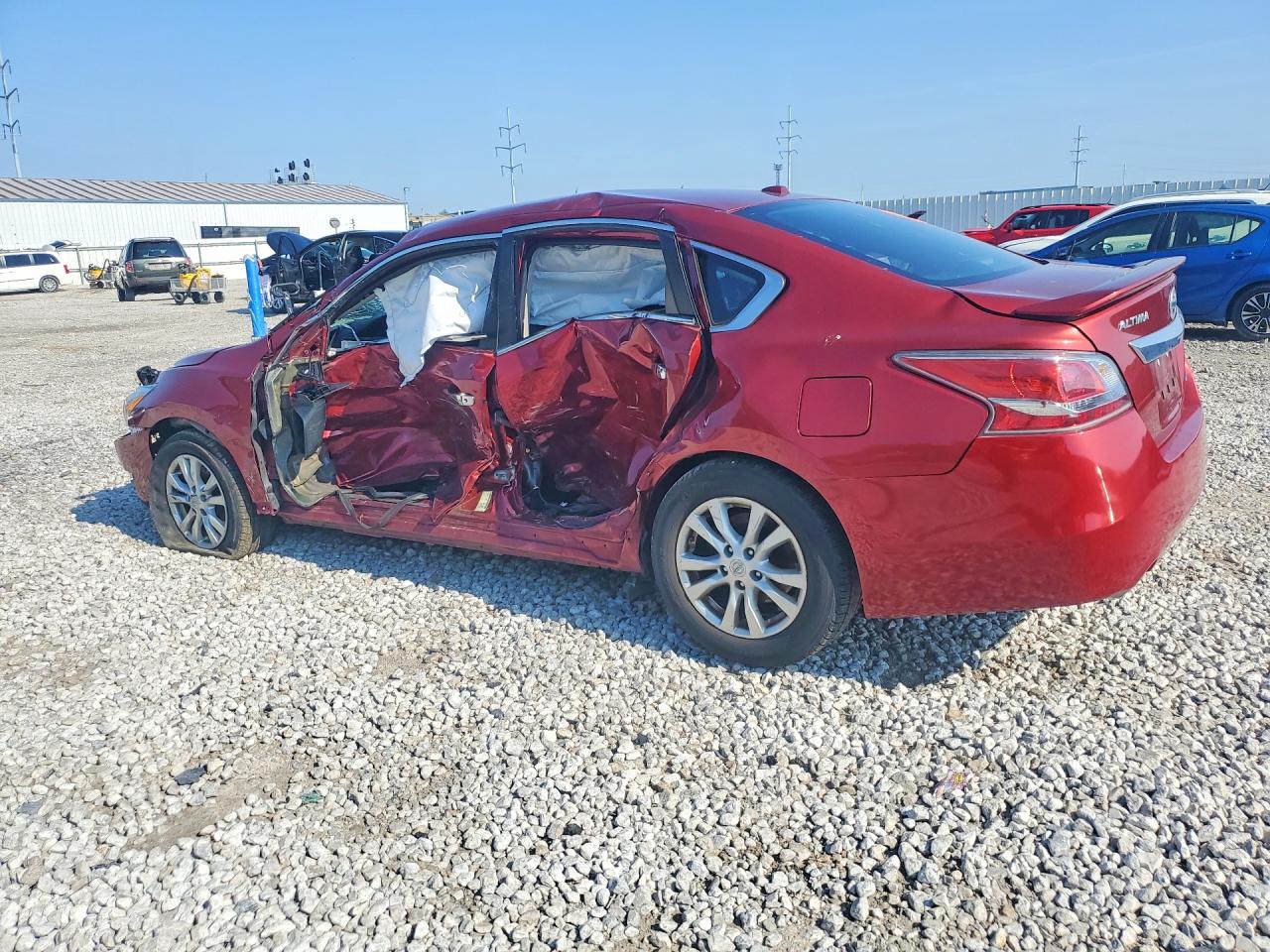 2014 Nissan Altima 2.5 S Maroon vin: 1N4AL3APXEC154896