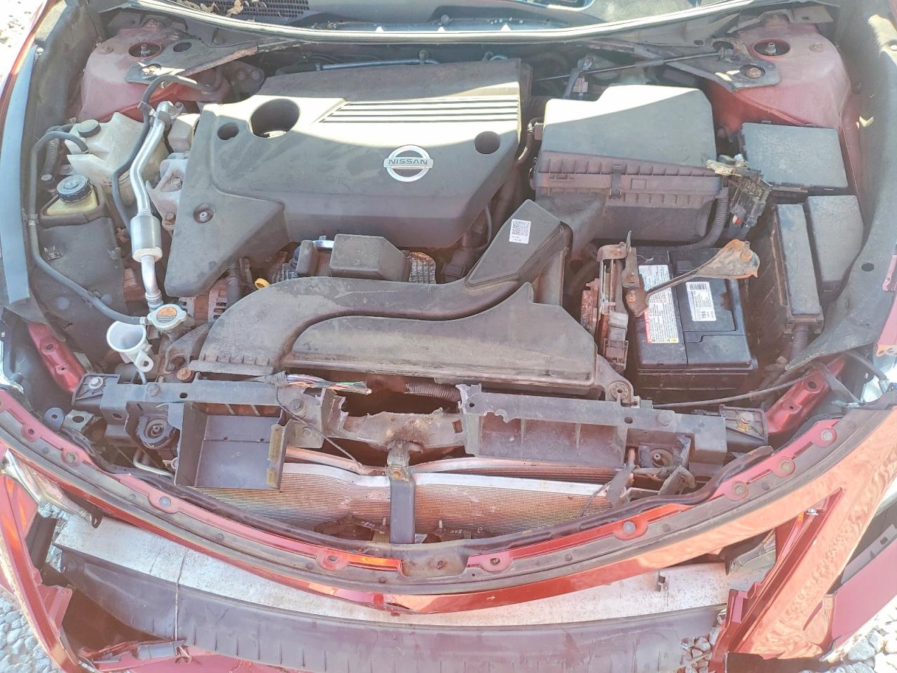 2014 Nissan Altima 2.5 S Maroon vin: 1N4AL3APXEC154896