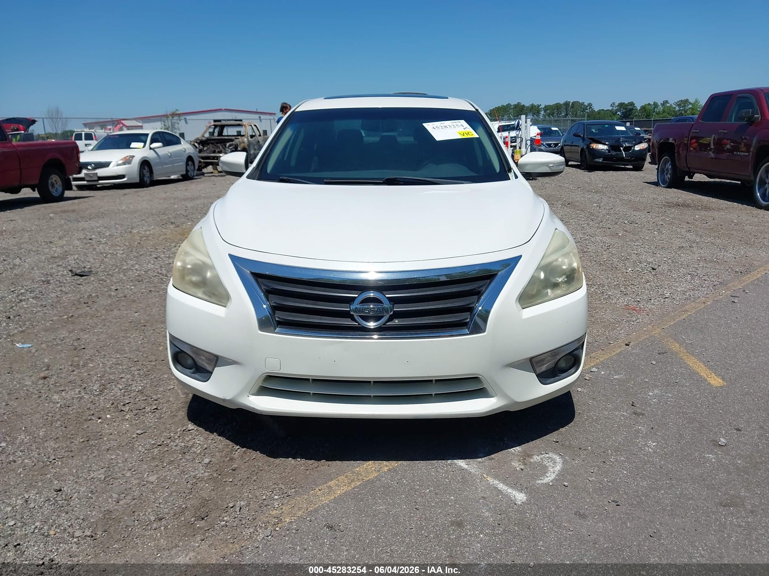 2014 Nissan Altima 2.5 Sl White vin: 1N4AL3APXEC165347