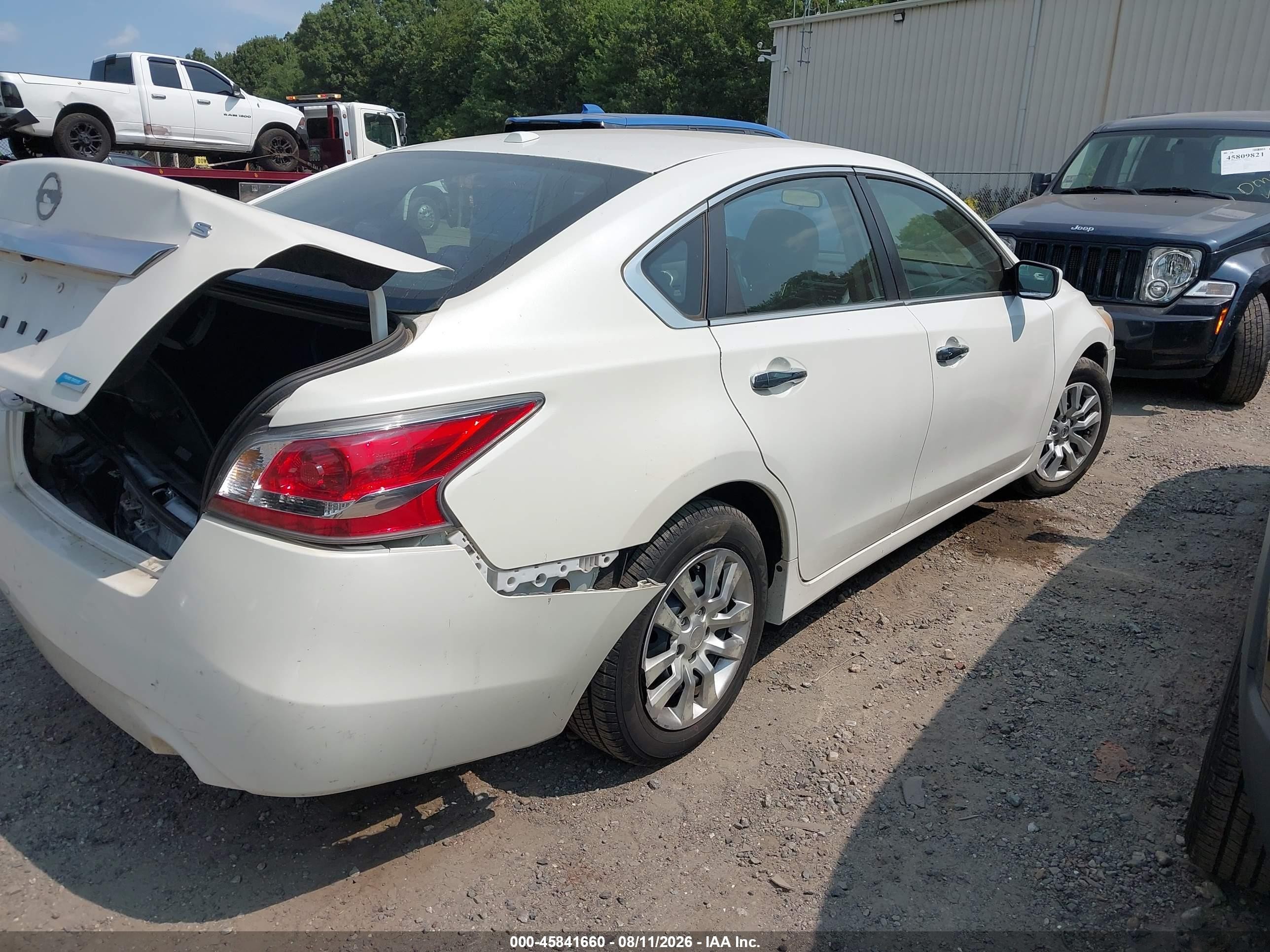 2014 Nissan Altima 2.5 S Белый vin: 1N4AL3APXEC168569