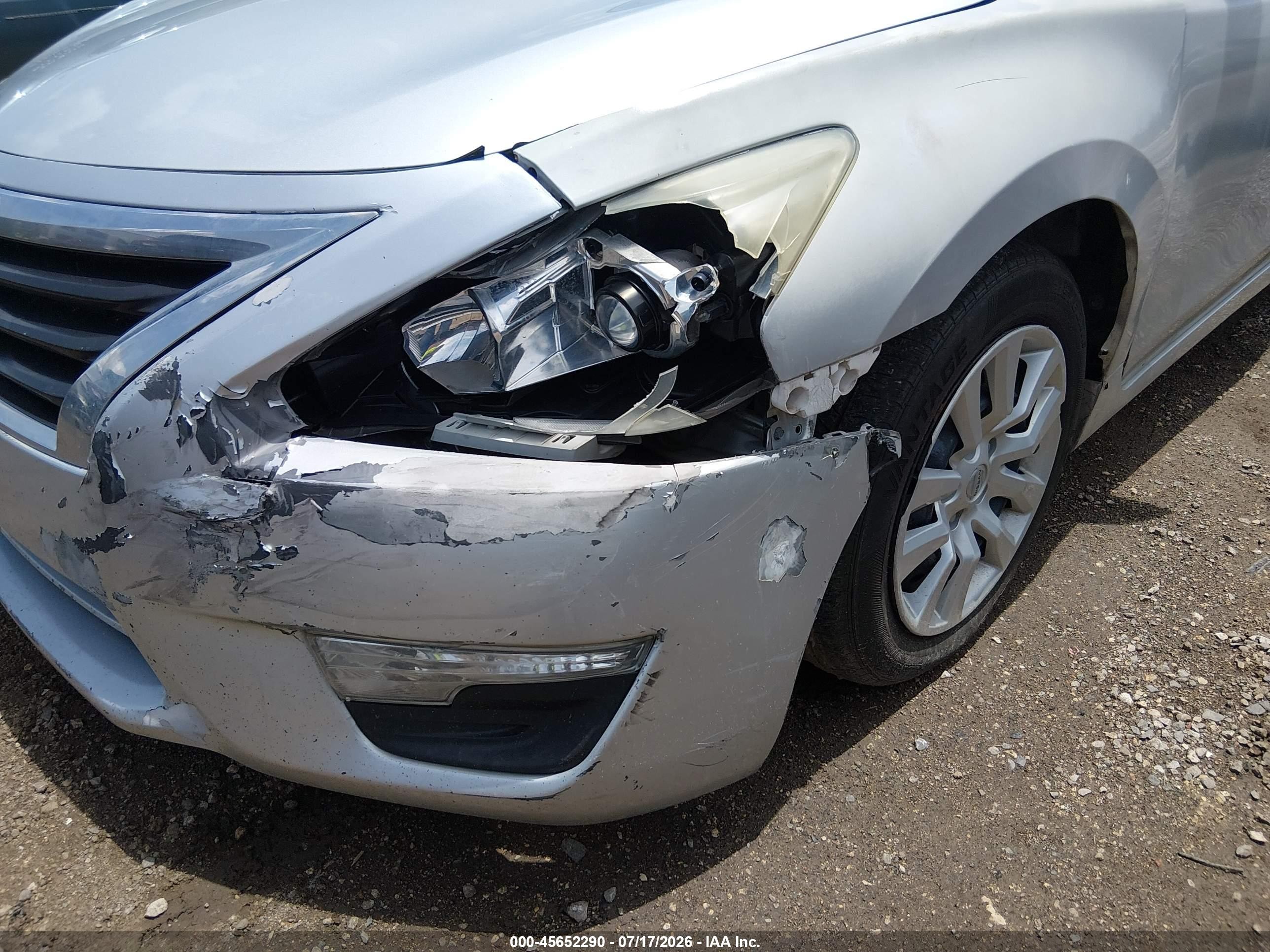 2014 Nissan Altima 2.5 S Серый vin: 1N4AL3APXEC171777