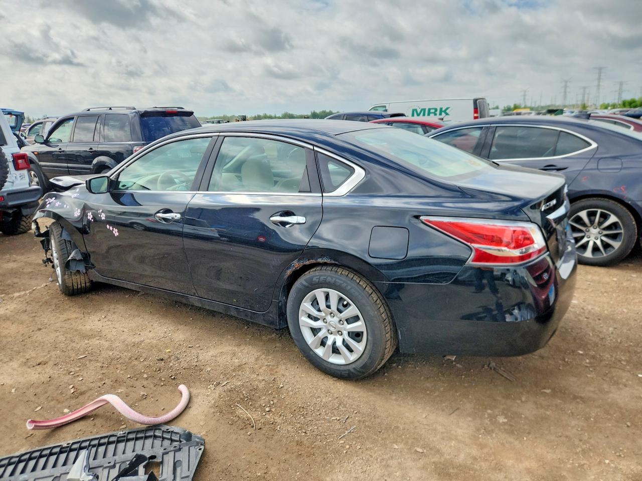 2014 Nissan Altima 2.5 S Black vin: 1N4AL3APXEC182312