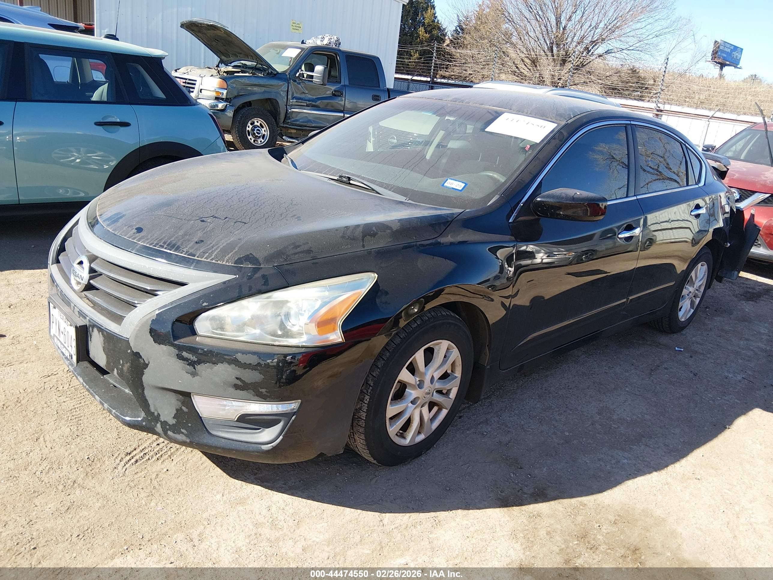 2014 Nissan Altima 2.5 S Black vin: 1N4AL3APXEC190507