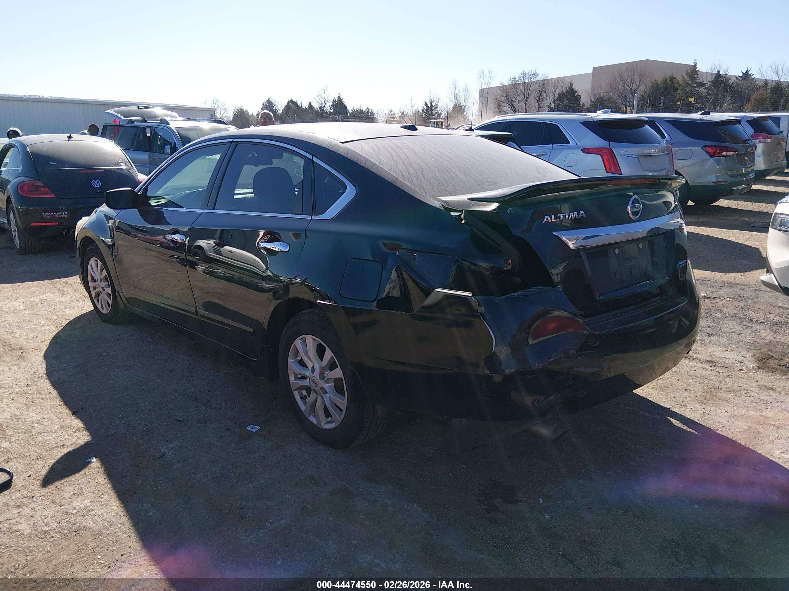 2014 Nissan Altima 2.5 S Black vin: 1N4AL3APXEC190507