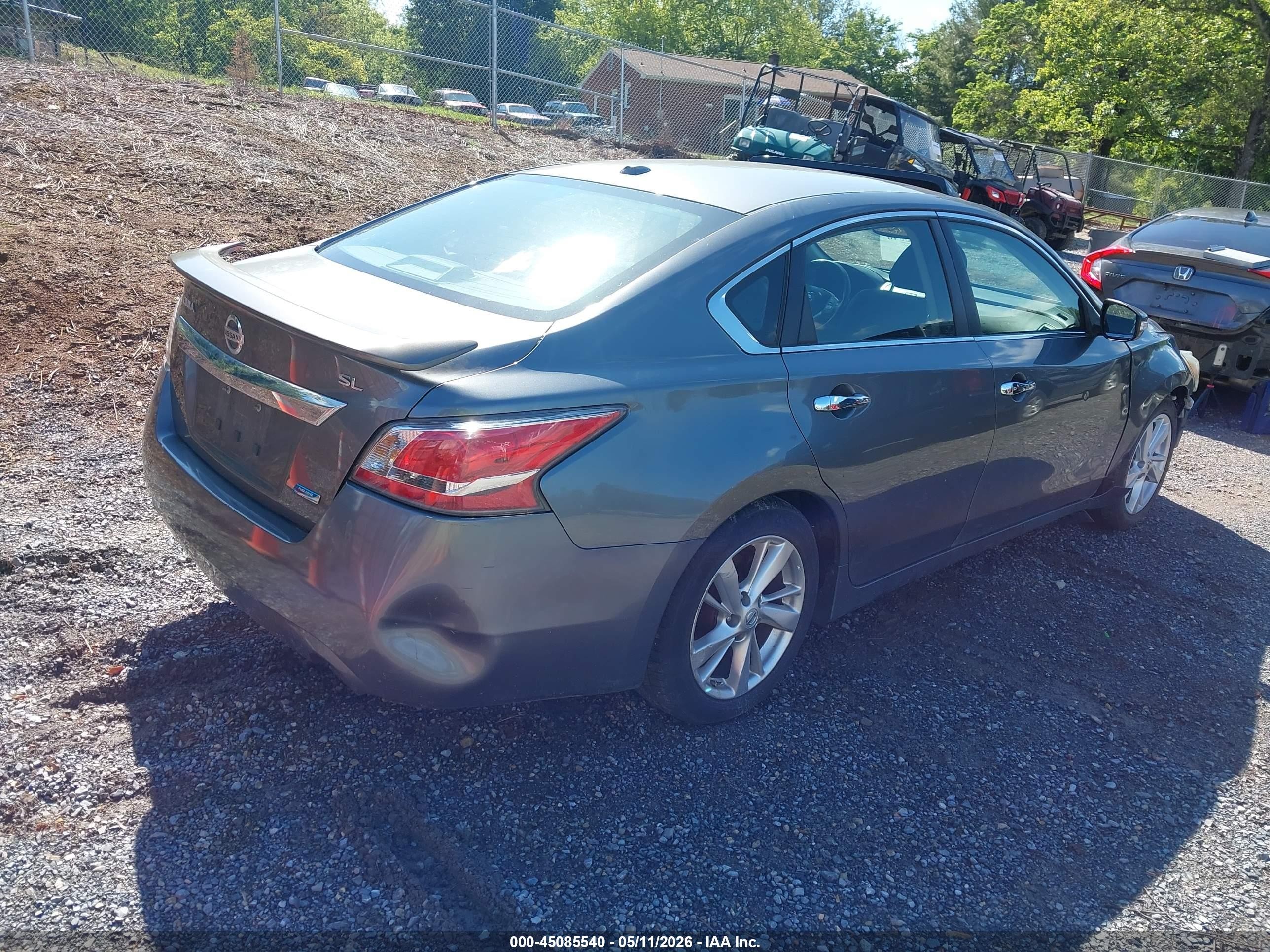 2014 Nissan Altima 2.5 Sl Gray vin: 1N4AL3APXEC195108