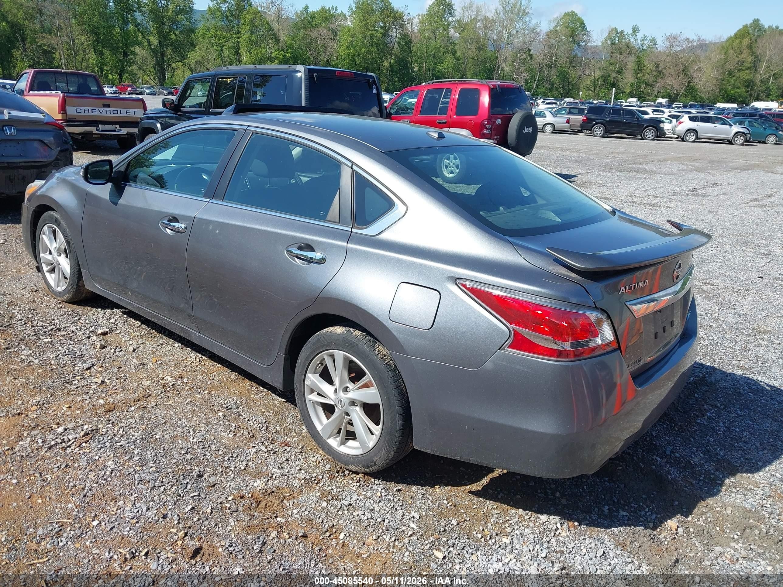 2014 Nissan Altima 2.5 Sl Gray vin: 1N4AL3APXEC195108