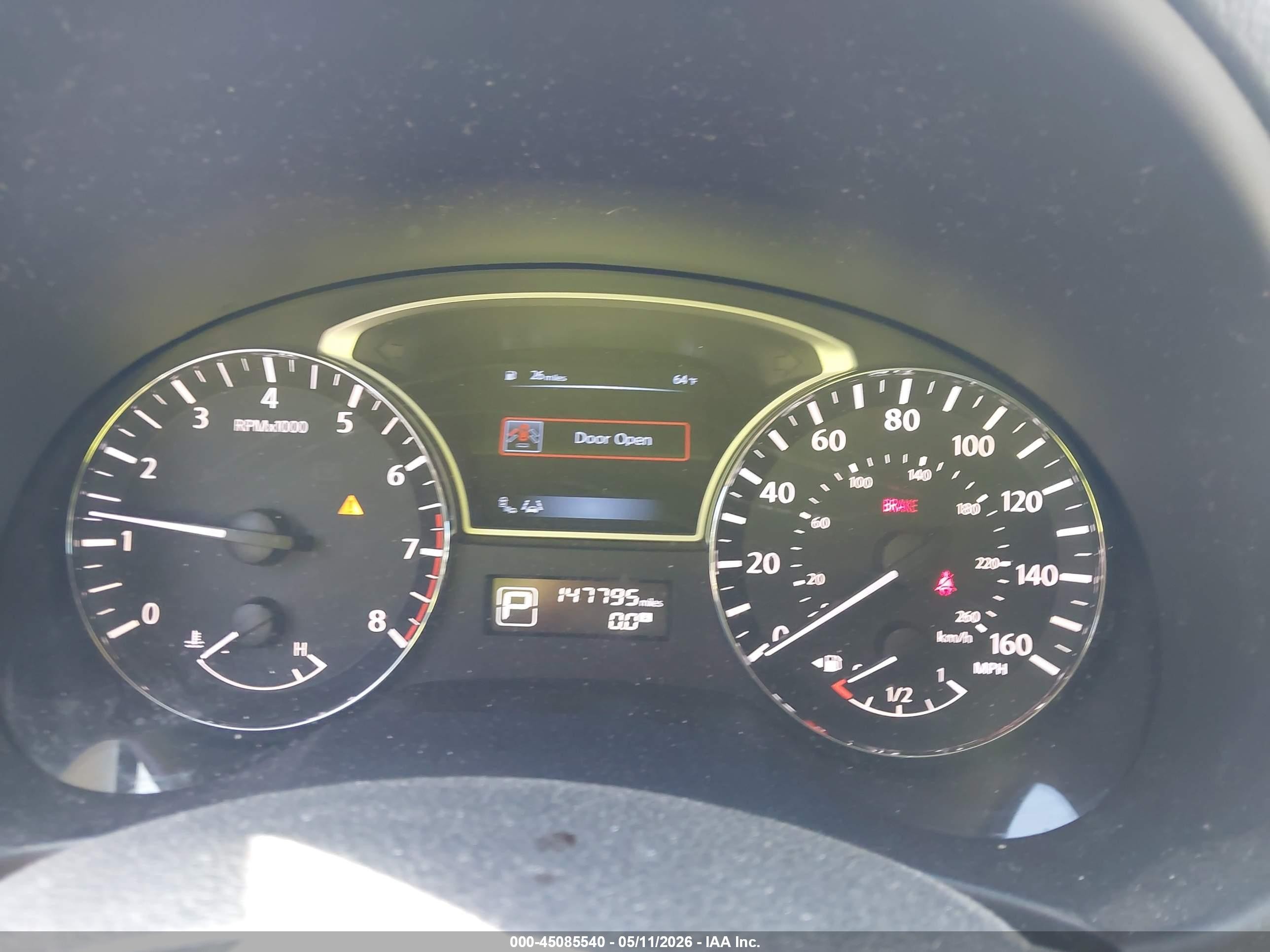 2014 Nissan Altima 2.5 Sl Gray vin: 1N4AL3APXEC195108