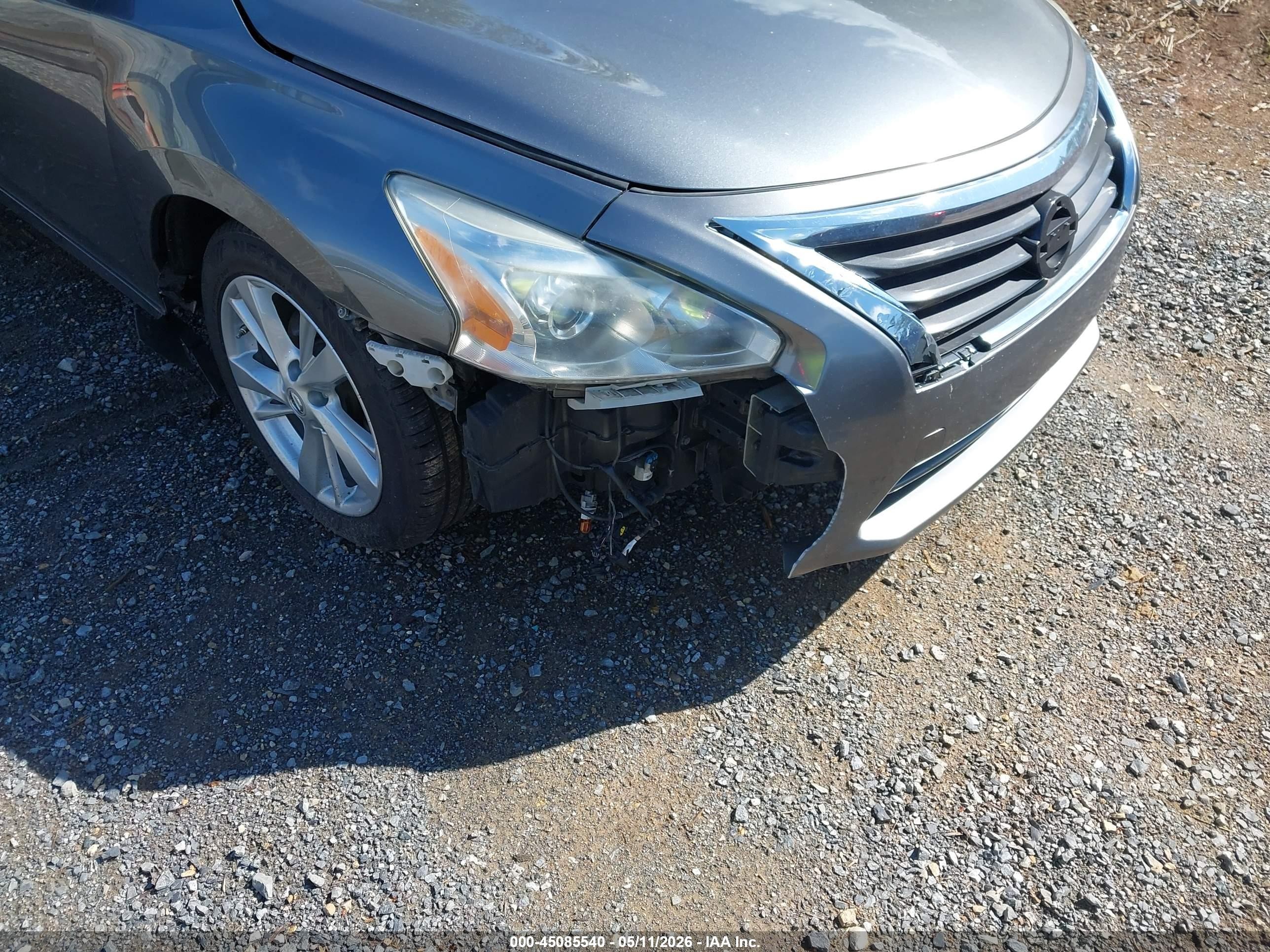2014 Nissan Altima 2.5 Sl Gray vin: 1N4AL3APXEC195108