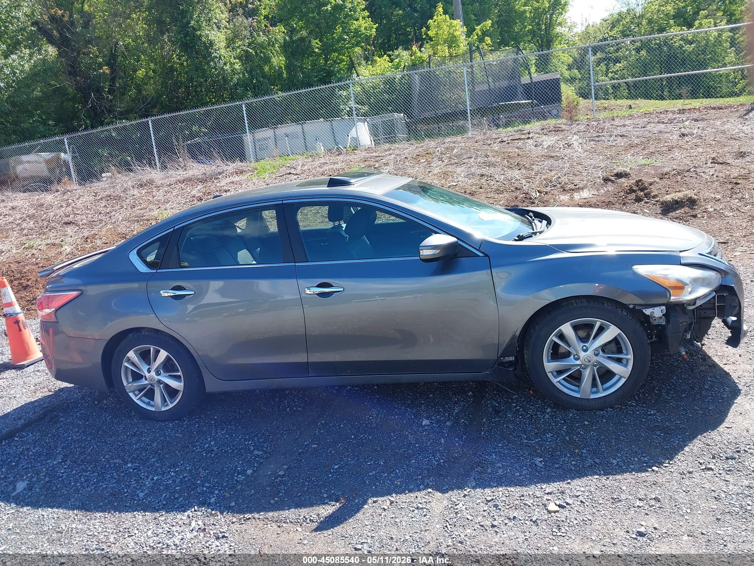 2014 Nissan Altima 2.5 Sl Gray vin: 1N4AL3APXEC195108