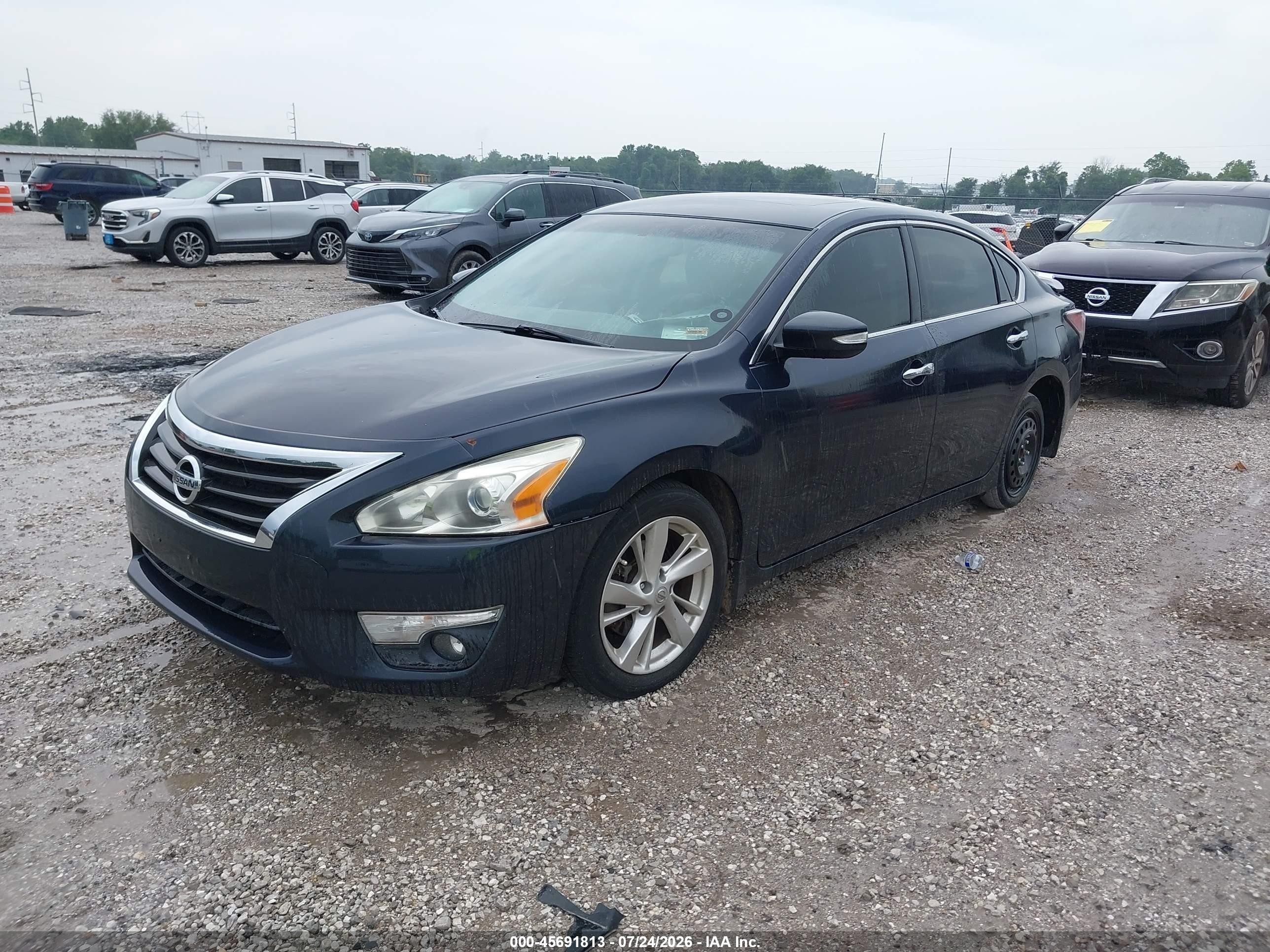 2014 Nissan Altima 2.5 Sl Blue vin: 1N4AL3APXEC197621
