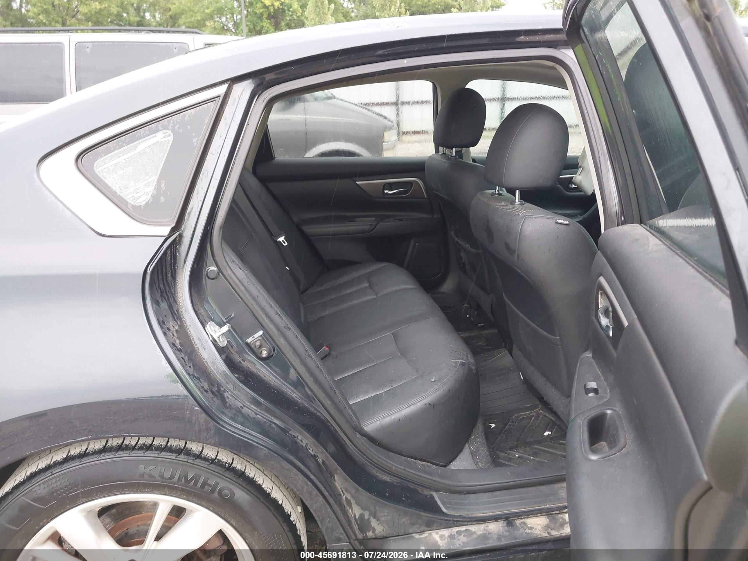 2014 Nissan Altima 2.5 Sl Blue vin: 1N4AL3APXEC197621