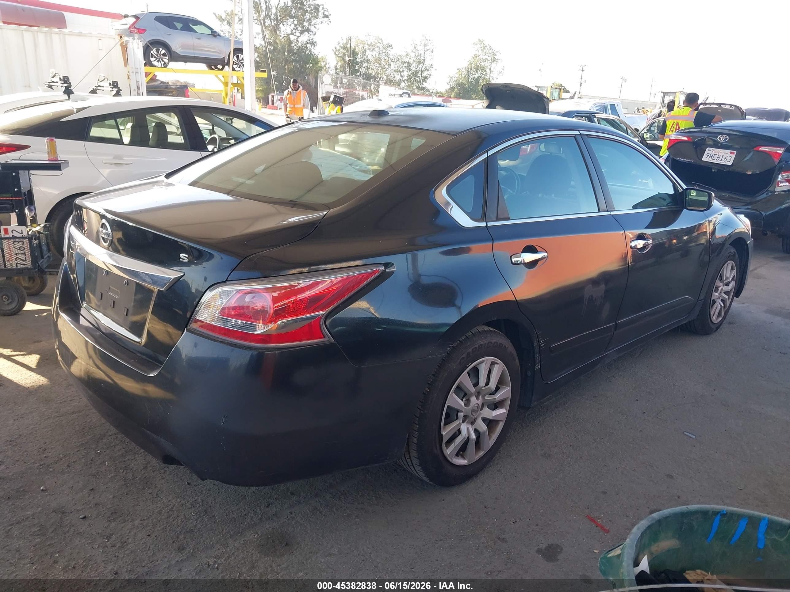 2014 Nissan Altima 2.5 S Black vin: 1N4AL3APXEC278344