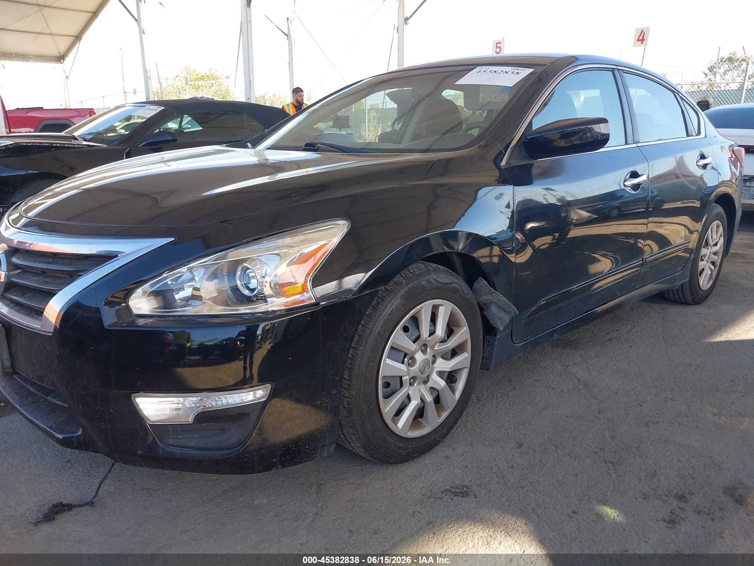 2014 Nissan Altima 2.5 S Black vin: 1N4AL3APXEC278344