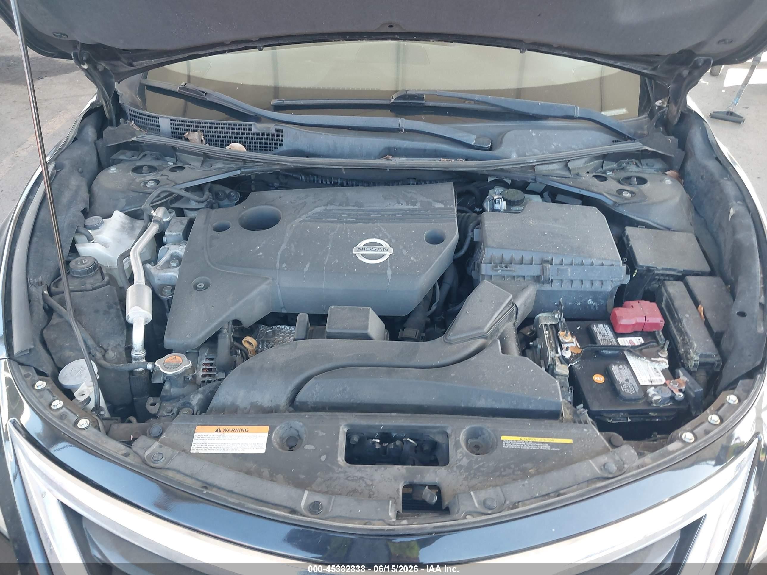 2014 Nissan Altima 2.5 S Black vin: 1N4AL3APXEC278344