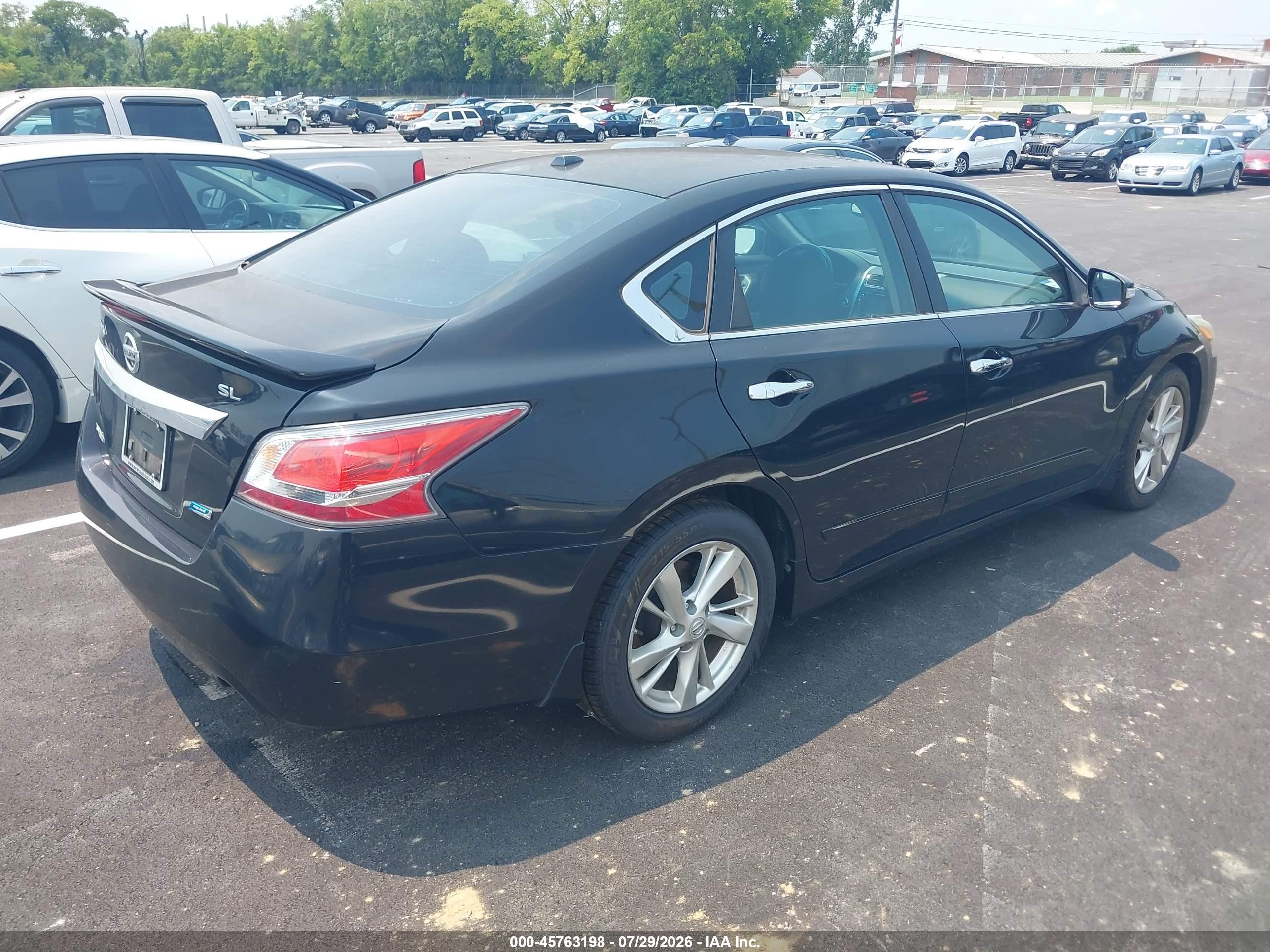 2014 Nissan Altima 2.5 Sl Black vin: 1N4AL3APXEC282524