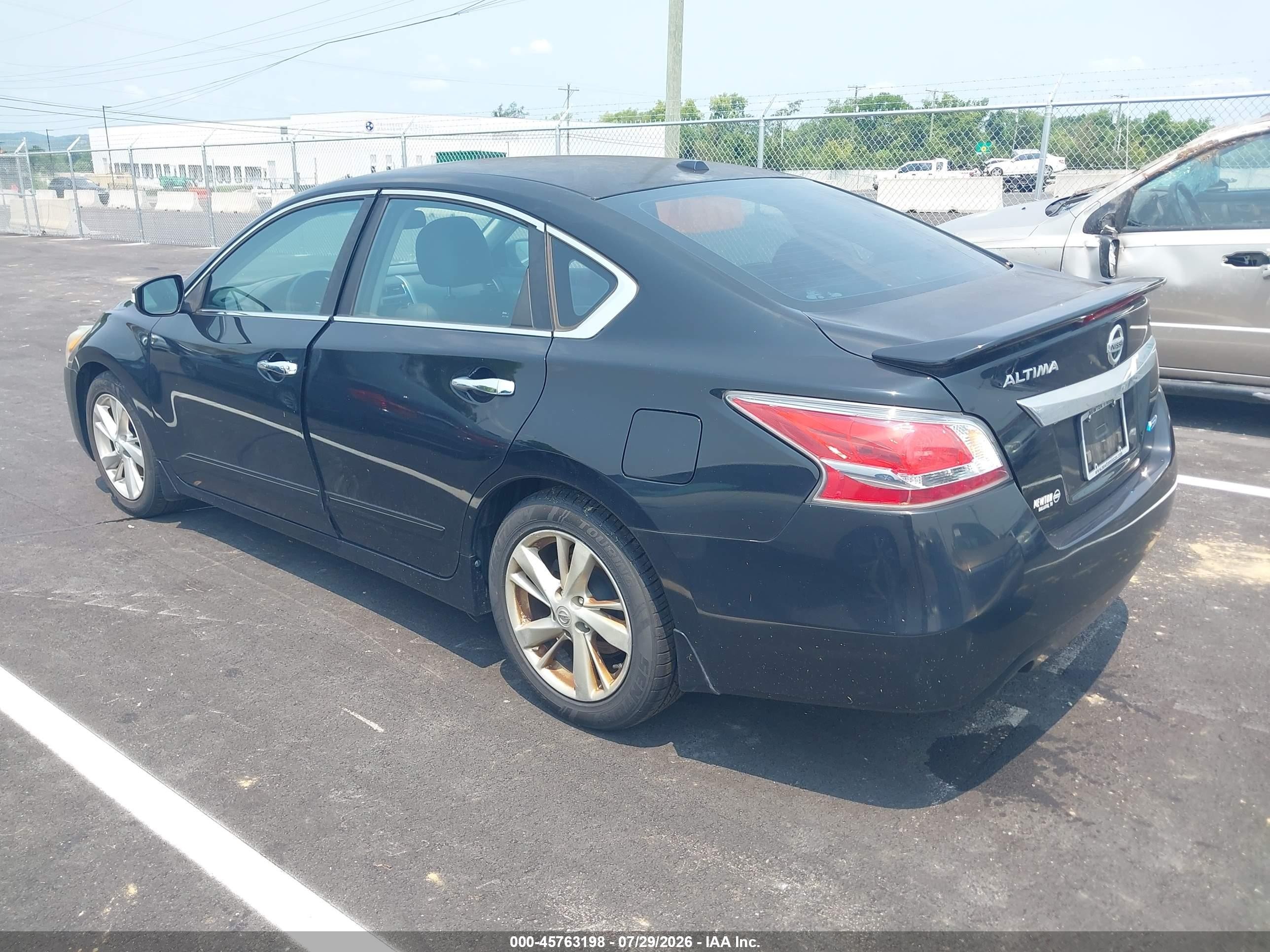 2014 Nissan Altima 2.5 Sl Black vin: 1N4AL3APXEC282524