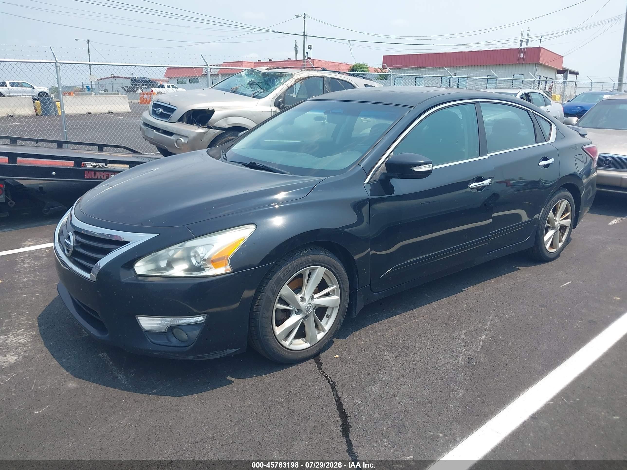 2014 Nissan Altima 2.5 Sl Black vin: 1N4AL3APXEC282524