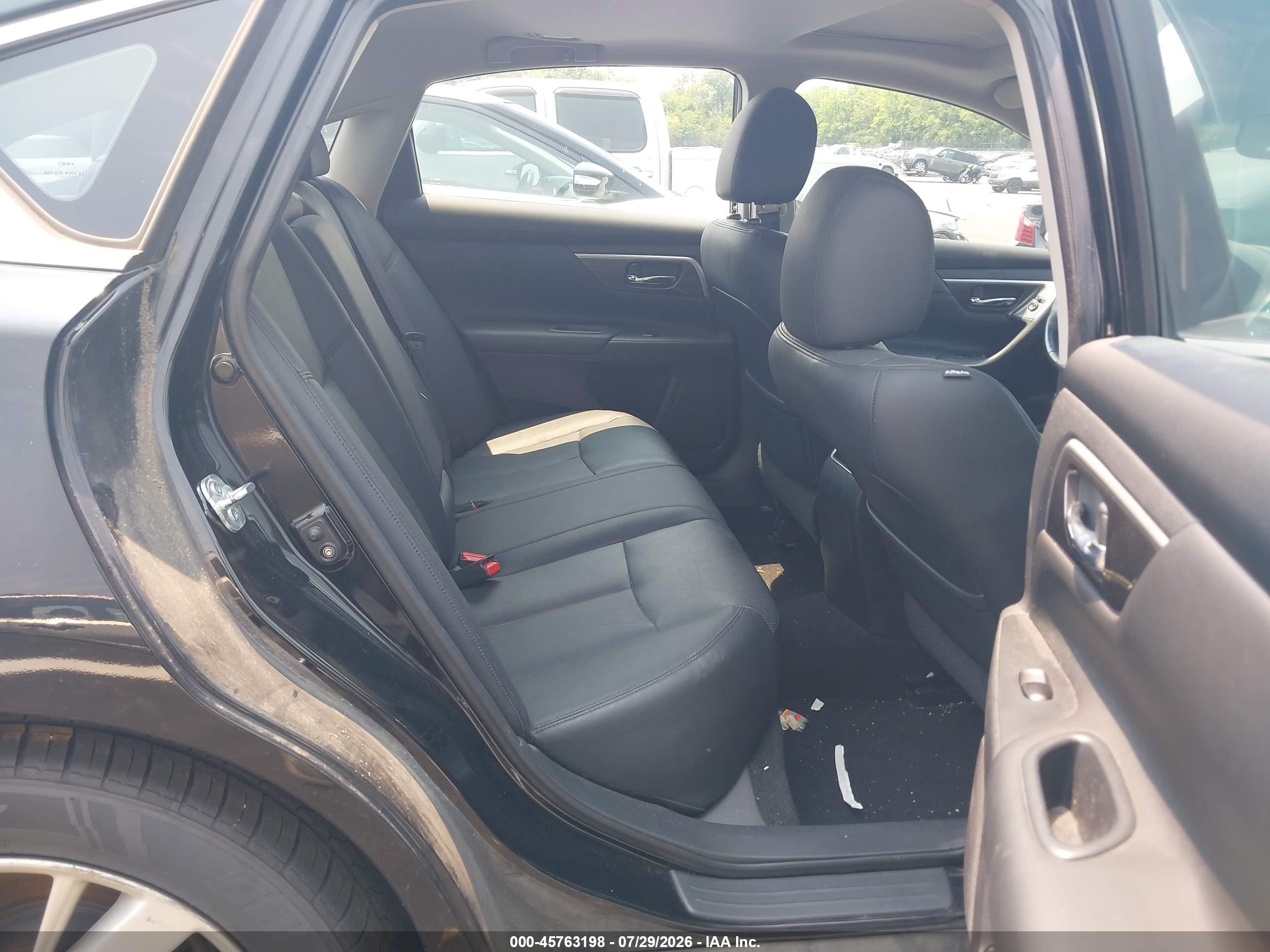 2014 Nissan Altima 2.5 Sl Black vin: 1N4AL3APXEC282524